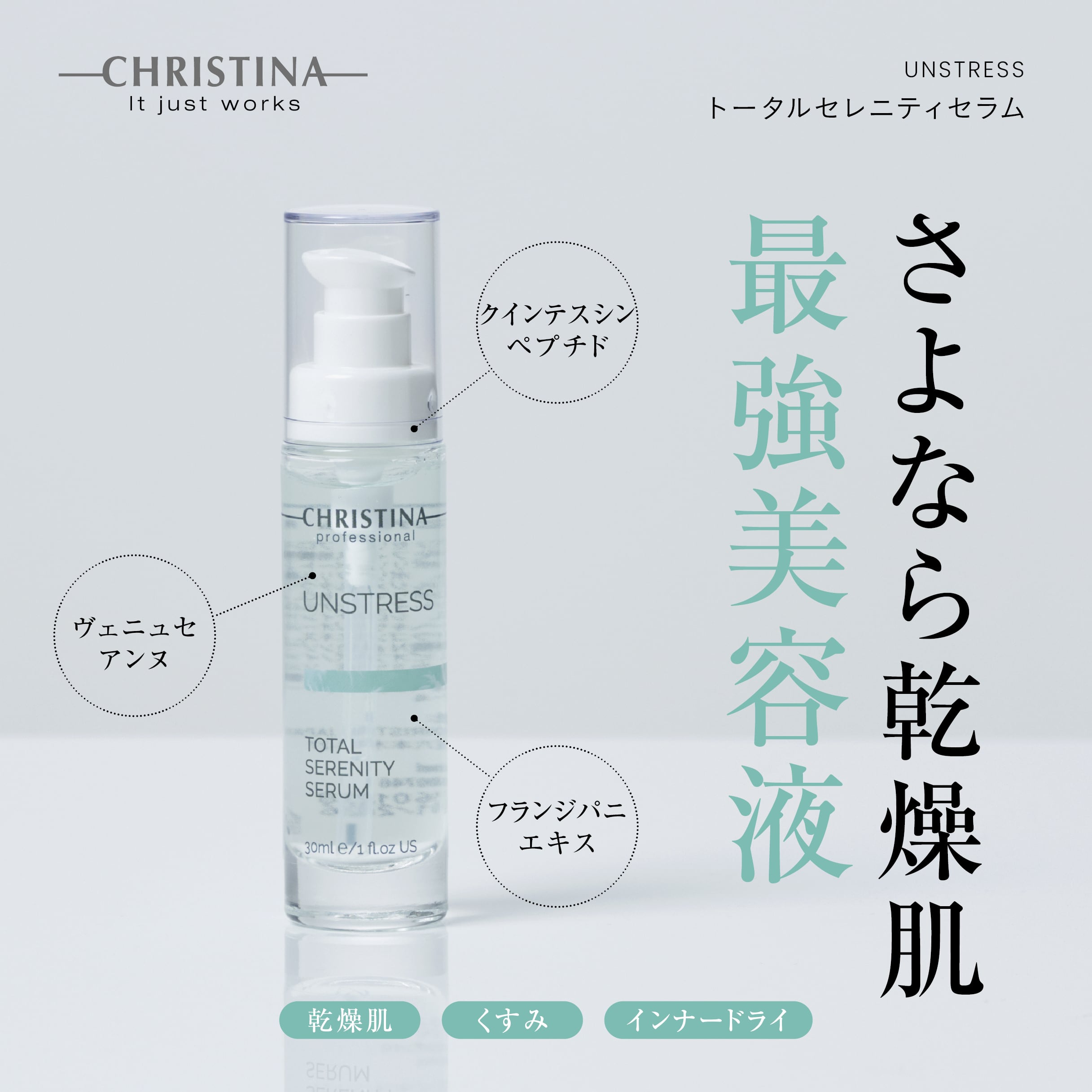 CHRISTINA】トータルセレニティセラム【UN】 | BEAUTE SHOP