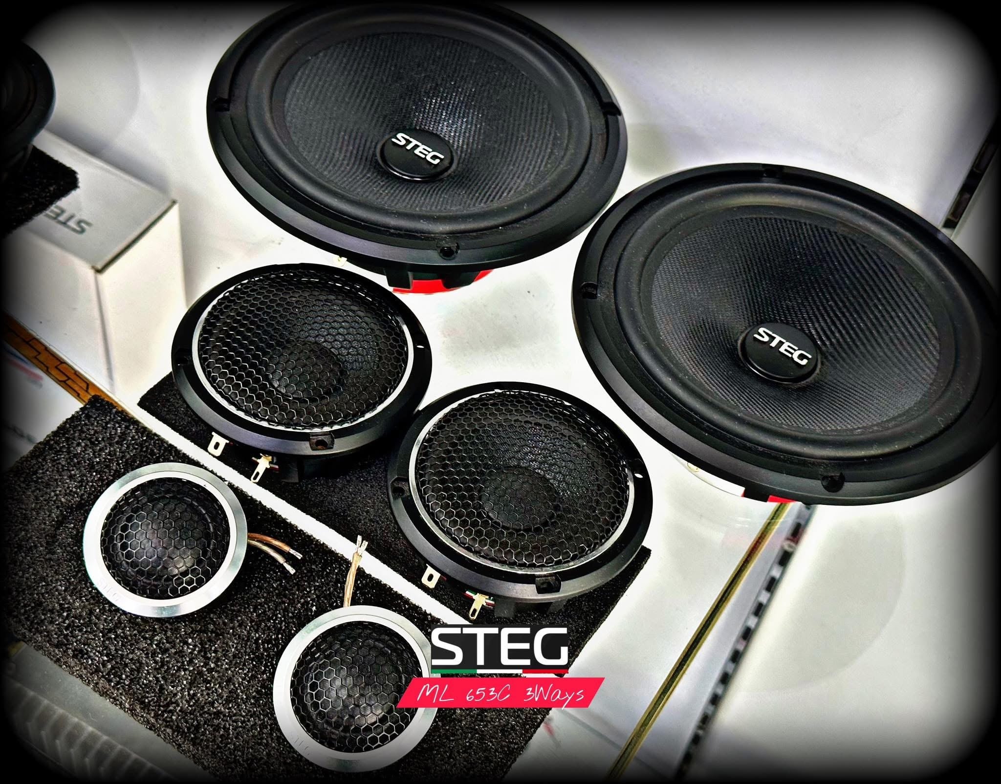 国内正規品】STEG ML653C 3wayセパレートスピーカー 3way