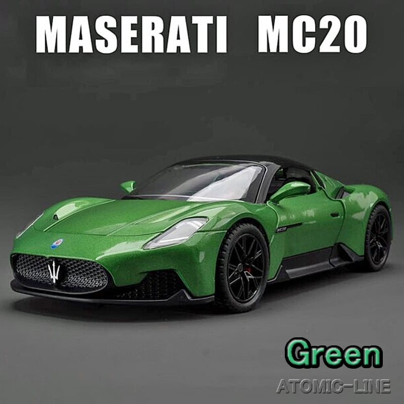 マセラティ MC20 1/24 ミニカー 全3色 ライト点灯 エンジンサウンド