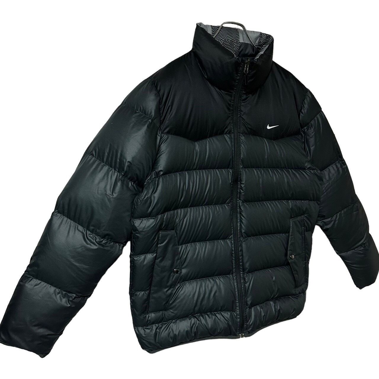 NIKE ナイキ ダウンジャケット L リバーシブル 刺繍ロゴ ワンポイント