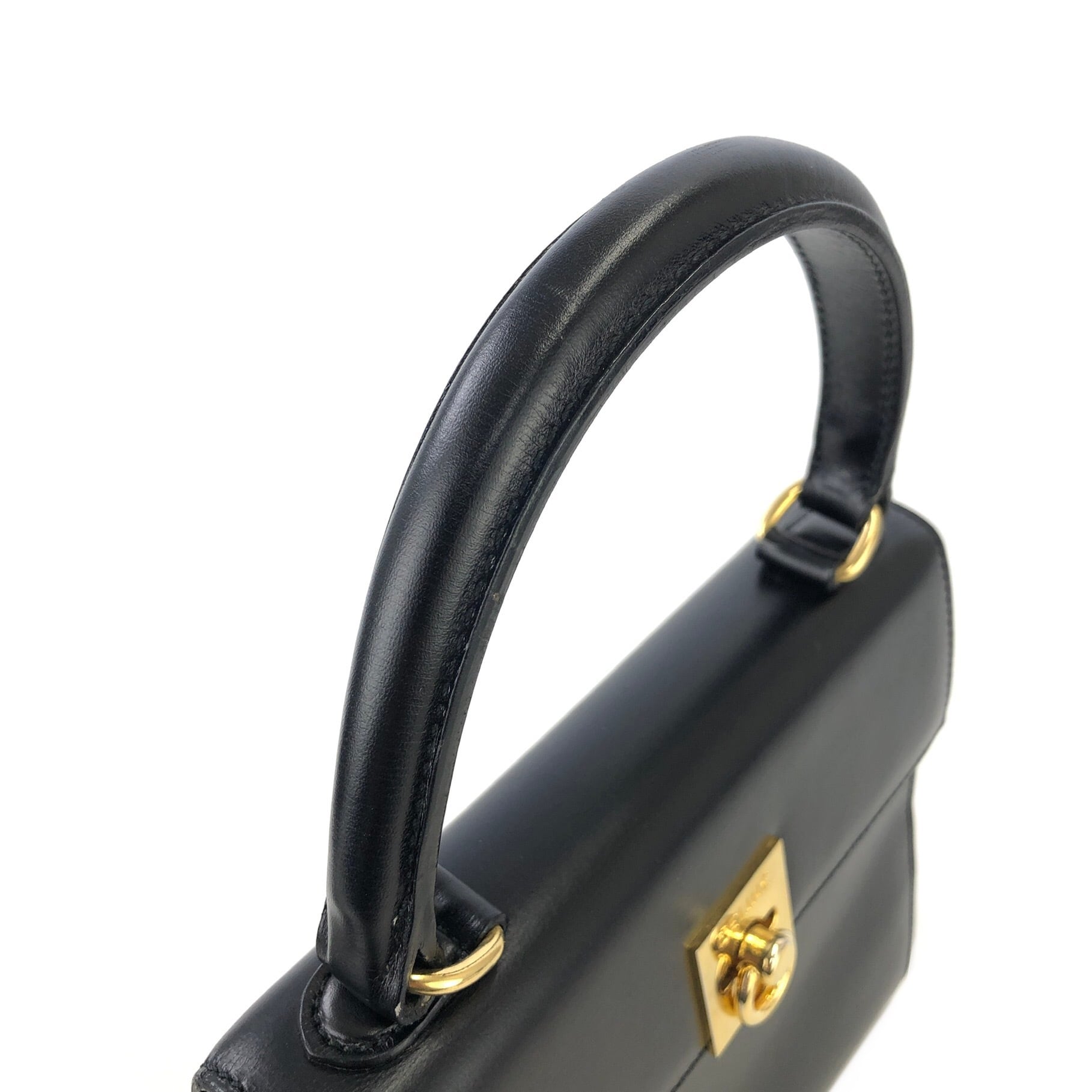 CELINE セリーヌ ガンチーニ レザー 2way ミニバッグ ショルダーバッグ