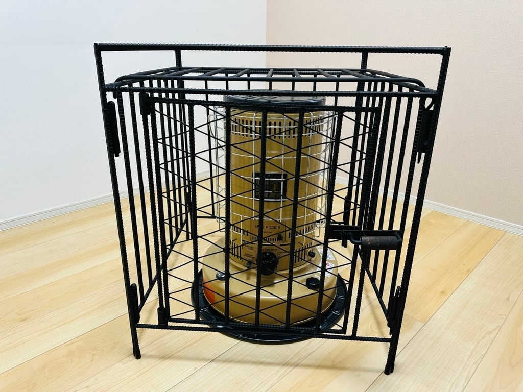 トヨトミ KS-67H対応 ストーブガード 工房金魚アイアンシリーズ 菱形