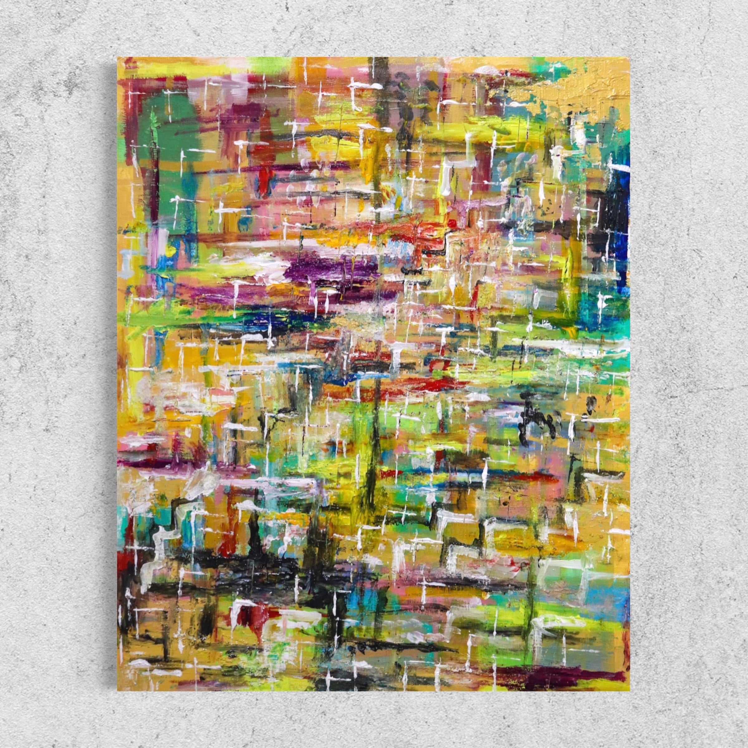 人生と黄金未来」F15号 原画 現代アート | yk3art.official