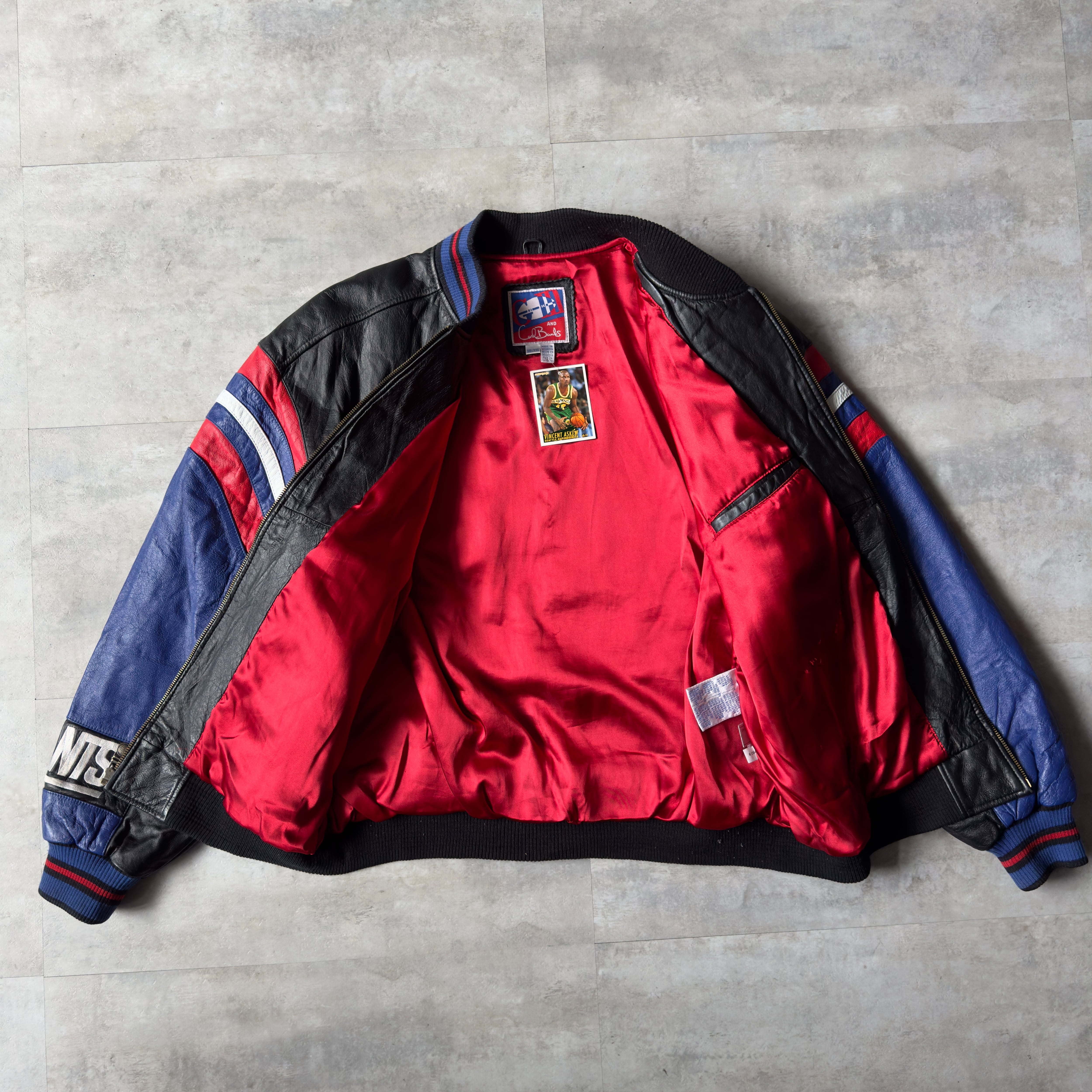 G-Ⅲ new york GIANTS NFL レザージャケット スタジャン XXL 内ポケ