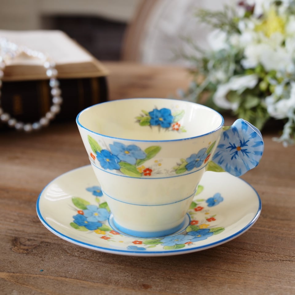 希少フランスアンティーク サルグミンヌ ミントン767 カップ＆ソーサー