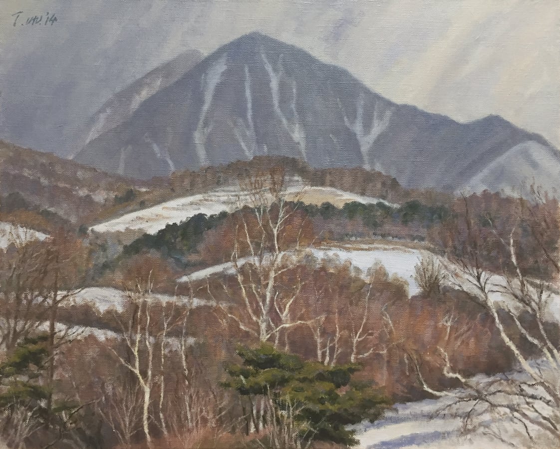 油絵 #1「冬色」F15 / Oil Painting #1 