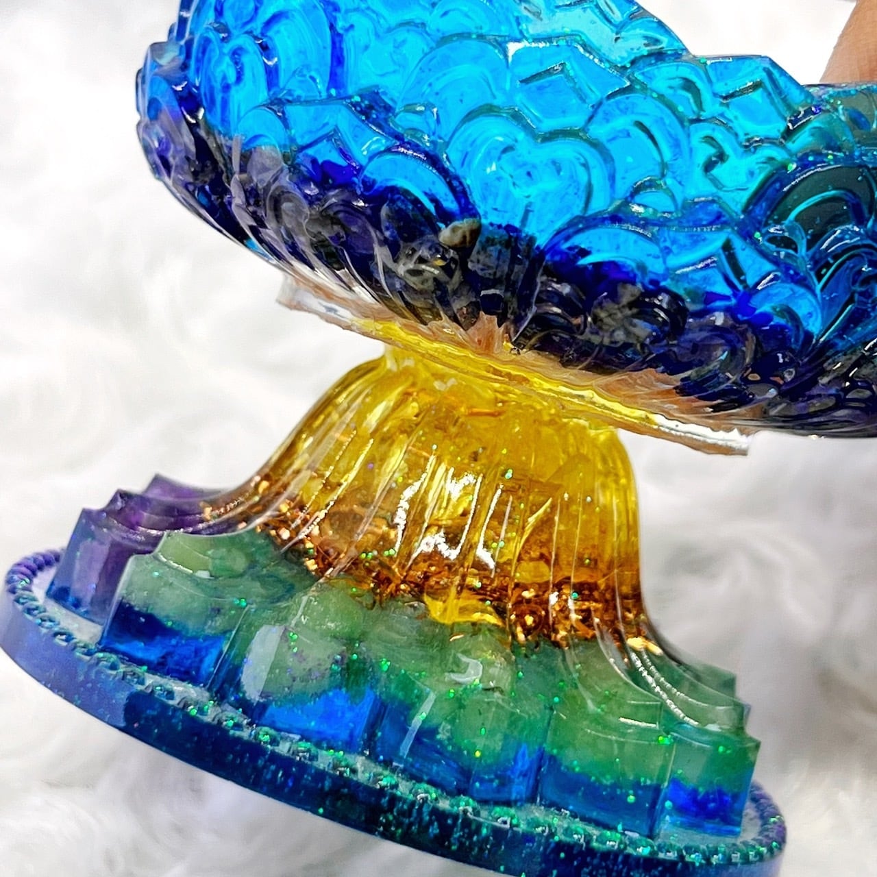 蓮の器 オルゴナイト 小鉢 キャンドルホルダー 小物入れ ①