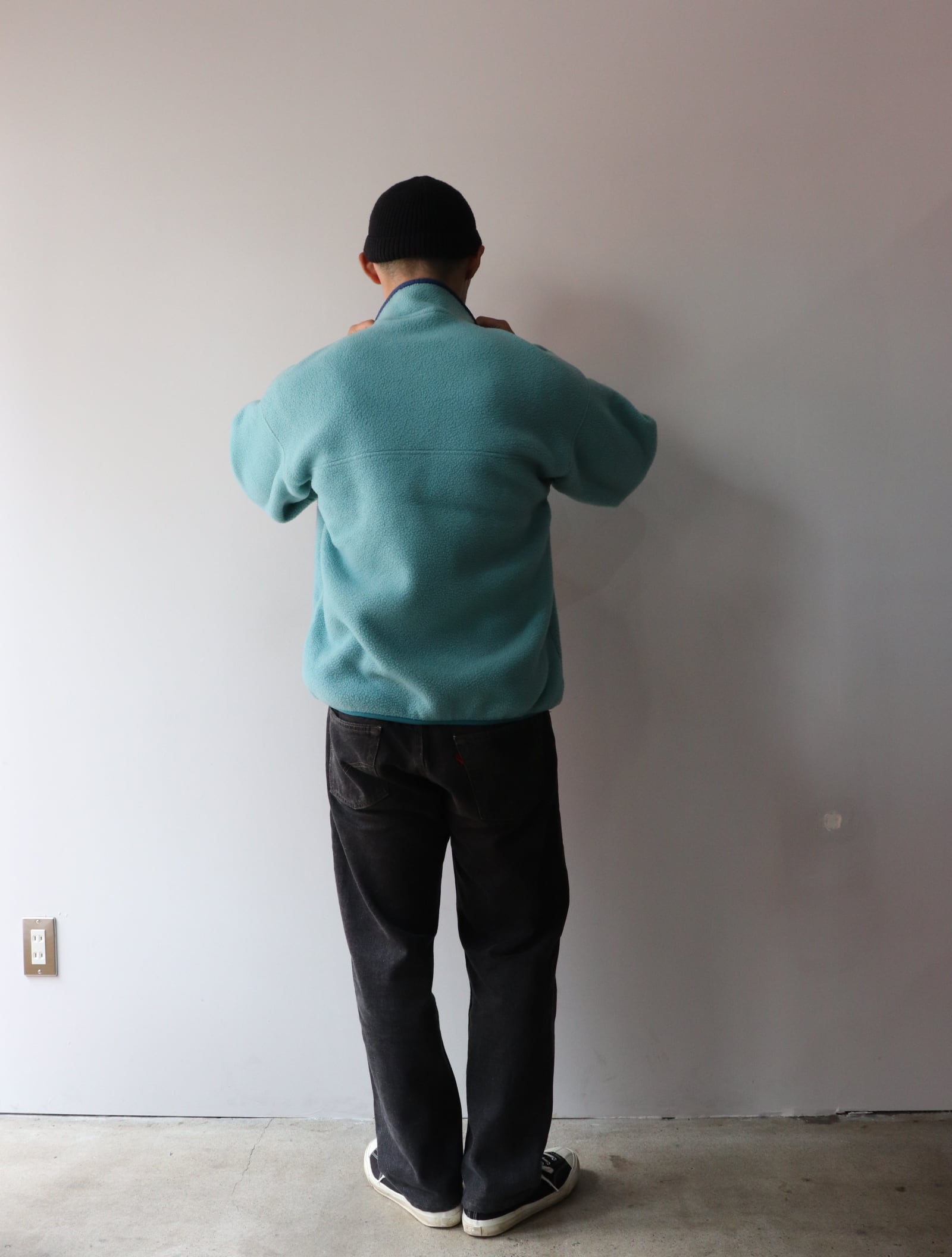 極美品 L 雪無し 93年 シーグリーン シンチラ スナップt パタゴニア