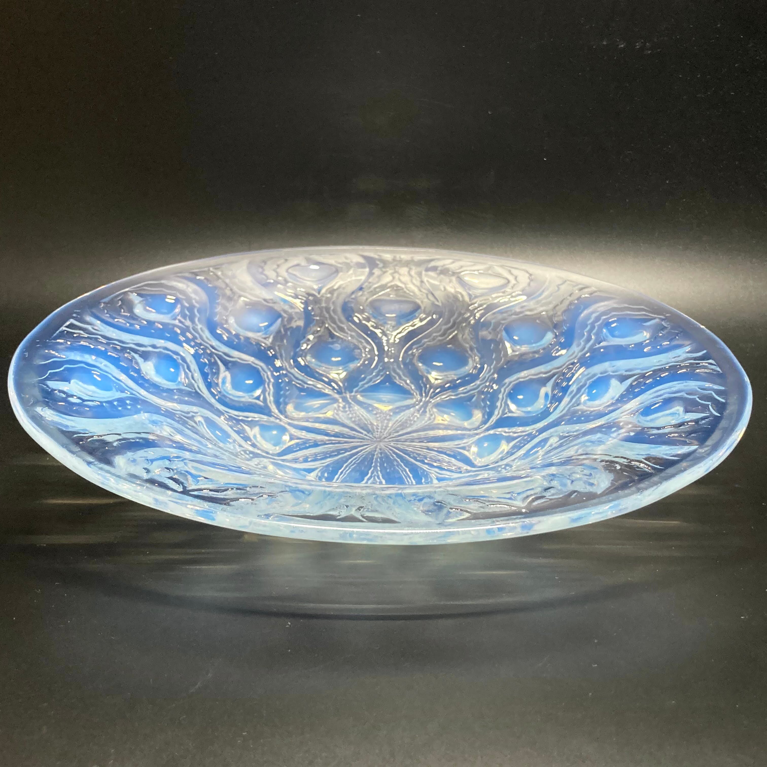 R.LALIQUE ルネ・ラリック「Bulbes No.2」ビュルブ 球根紋 浅鉢 大皿
