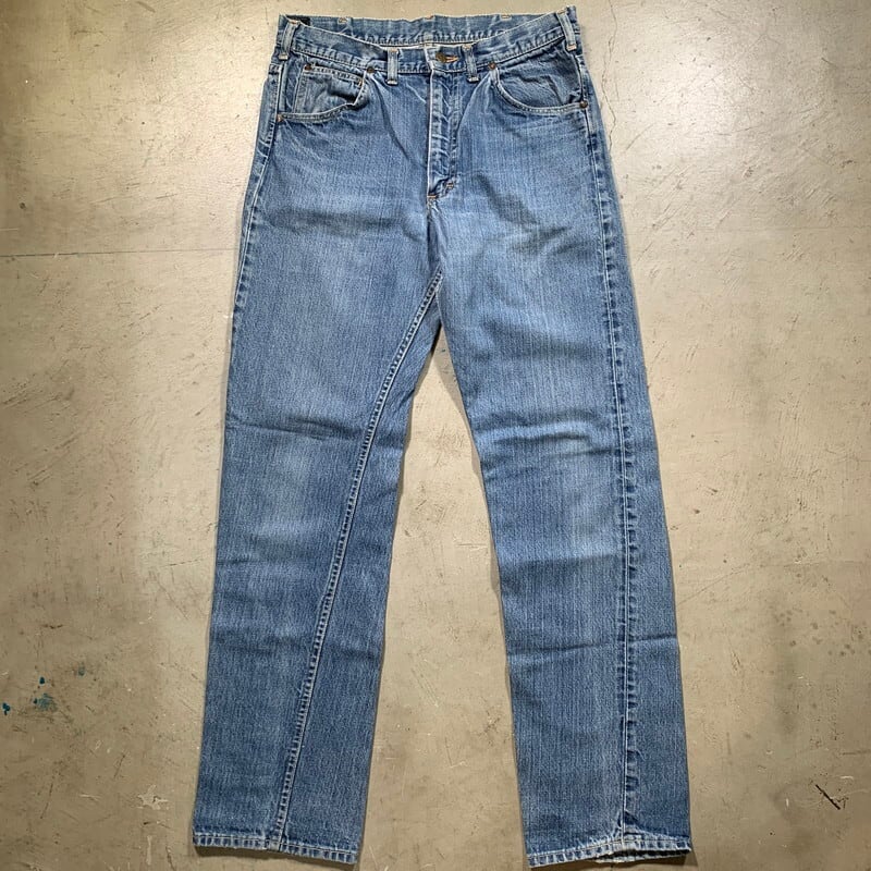 70's Lee 200 ストレートデニム サイド黒タグ オリジナル 縦落ち TALON