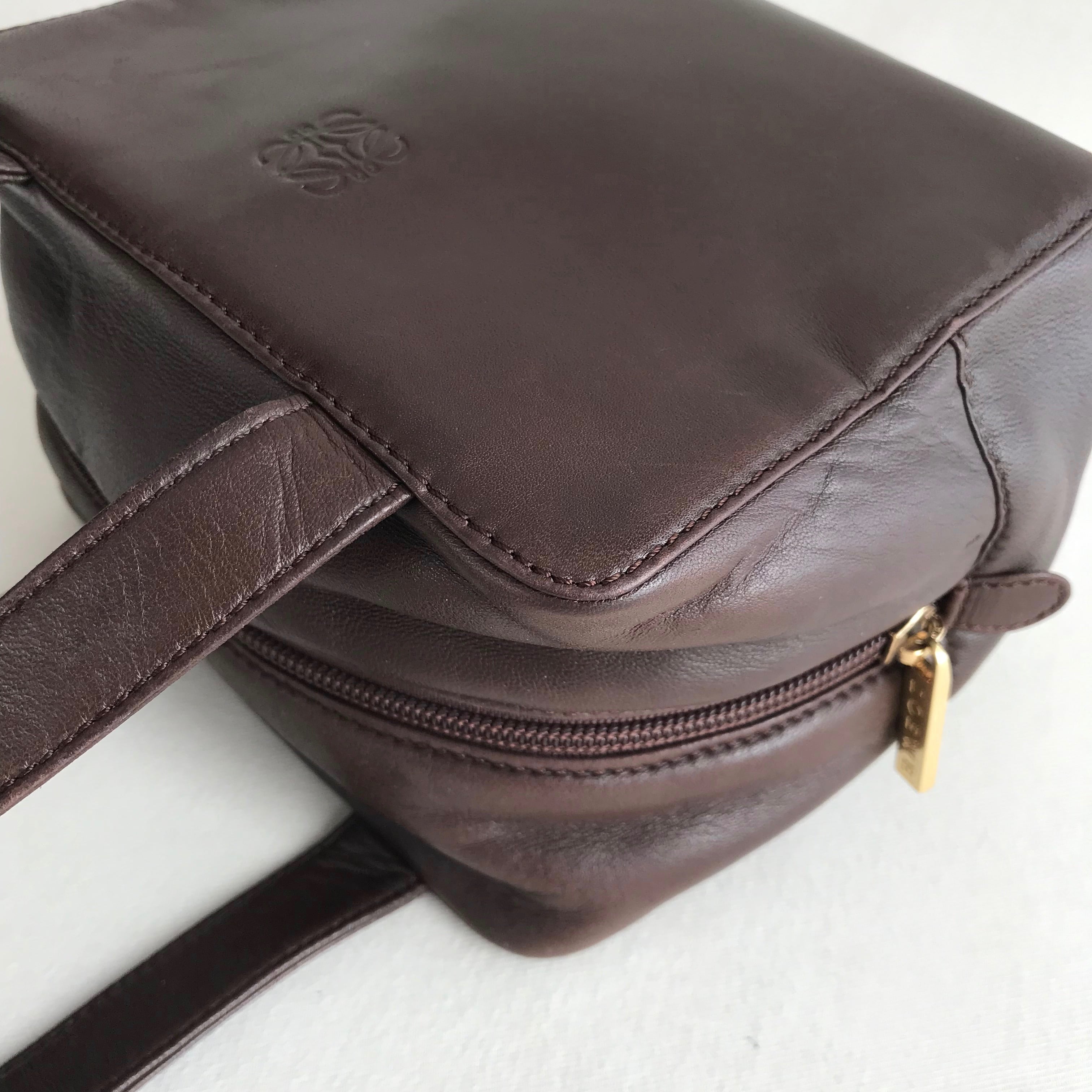 ☆ LOEWE ☆ ナッパレザー ☆ ミニ ハンドバッグ ☆ ブラウン