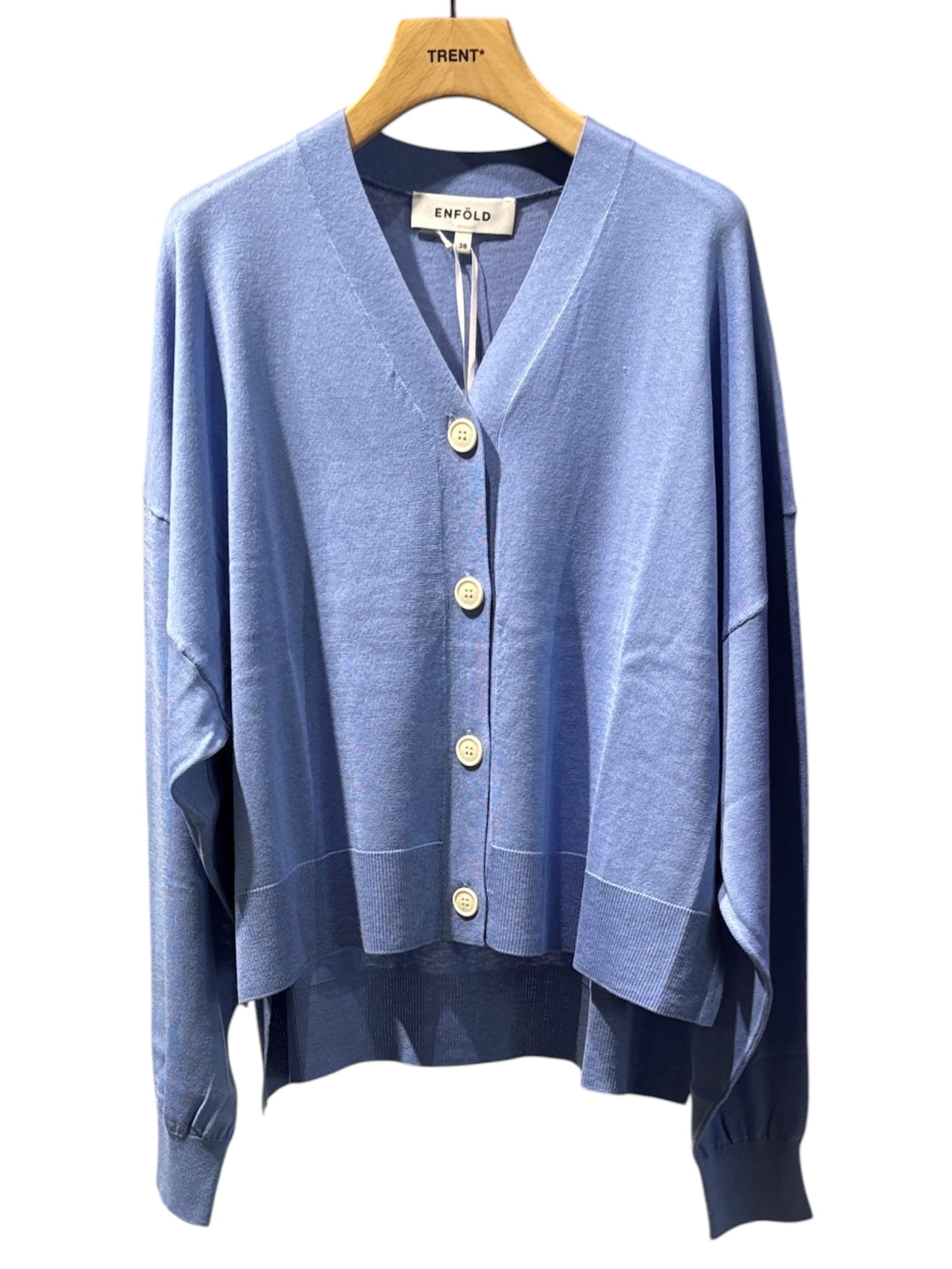 25SS】ENFOLD エンフォルド / BOX V-NECK CARDIGAN / カーディガン