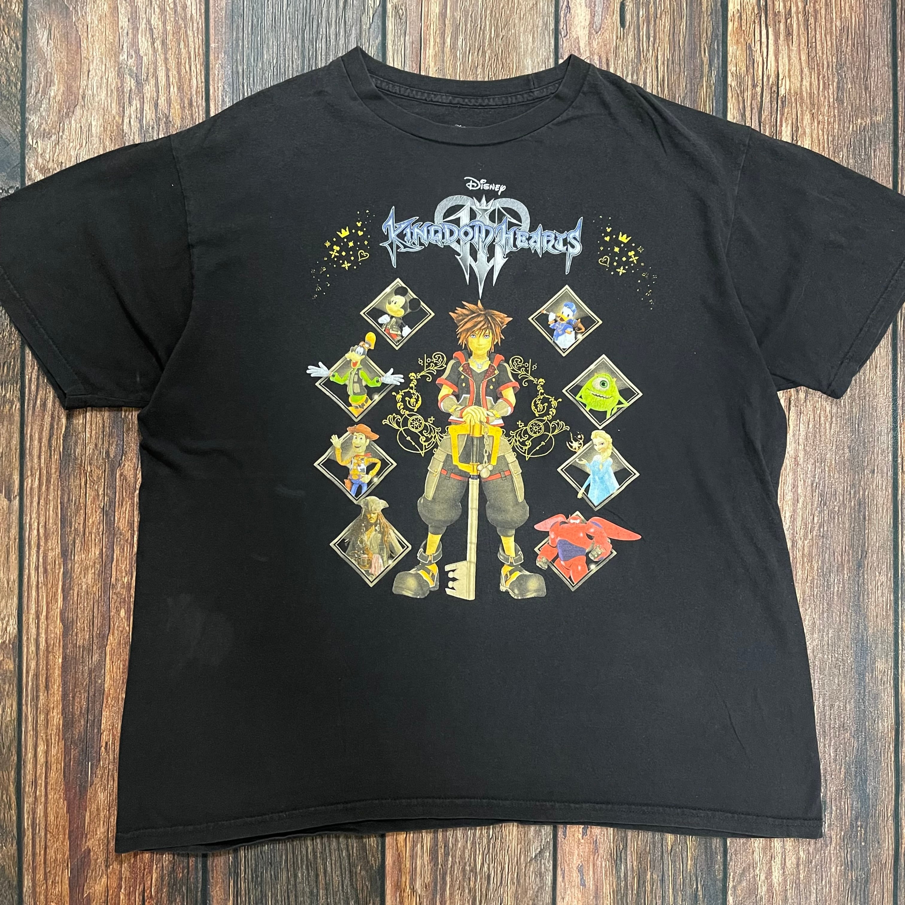 公式ボディタグ キングダムハーツ ゲームTシャツ XL ブラック | 古着屋