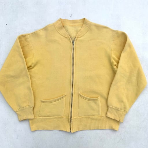 50's UNKNOWN セパポケ フルジップスウェットシャツ カーディガン