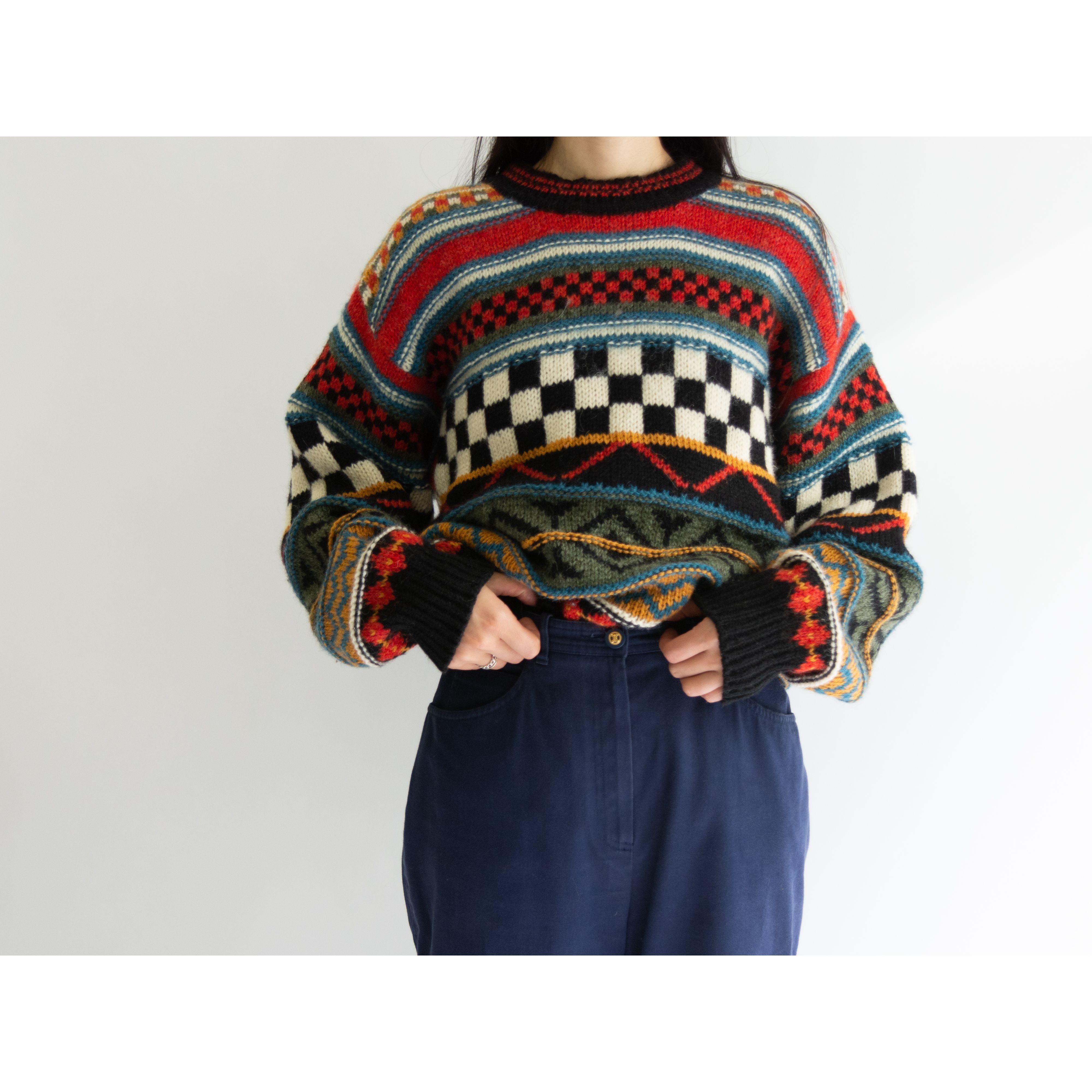 Gaeltarra】Made in Ireland 100% Wool Sweater（ゲイルターラ
