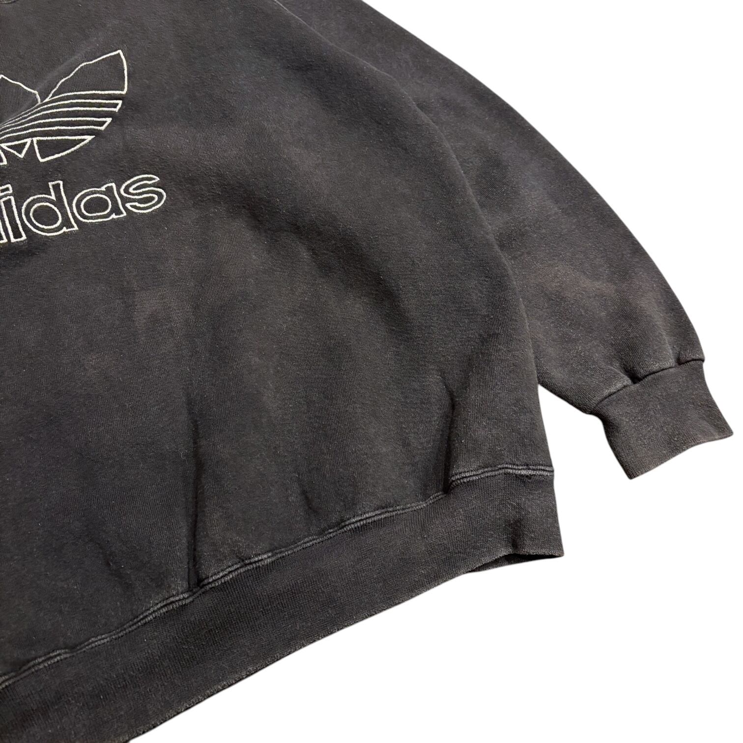 80-90's USA製 adidas 刺繍ロゴ Heavy Sweat M / アディダス