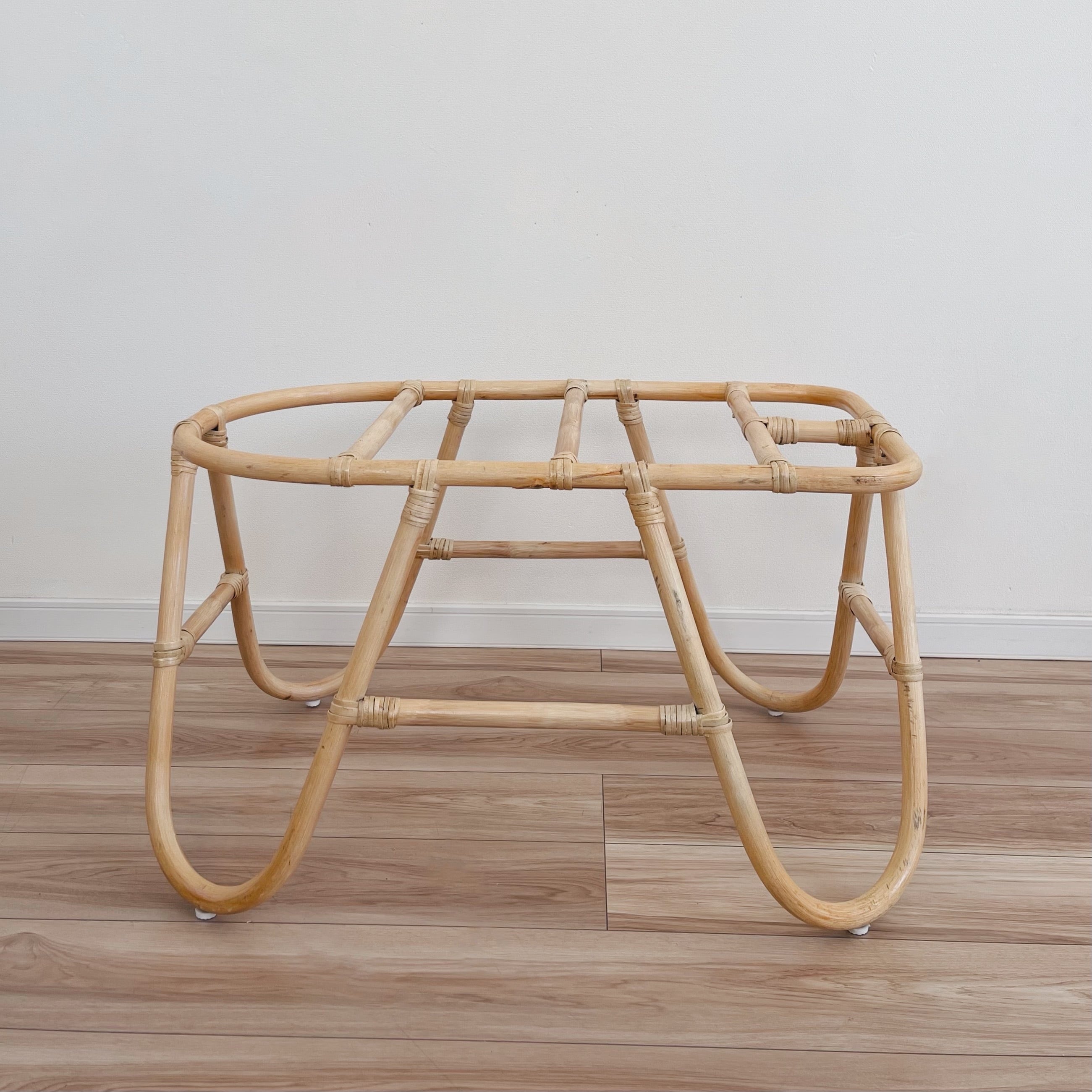 数量限定】ラタン ベビーベッド (マットレス付) | HappyFace ラタン