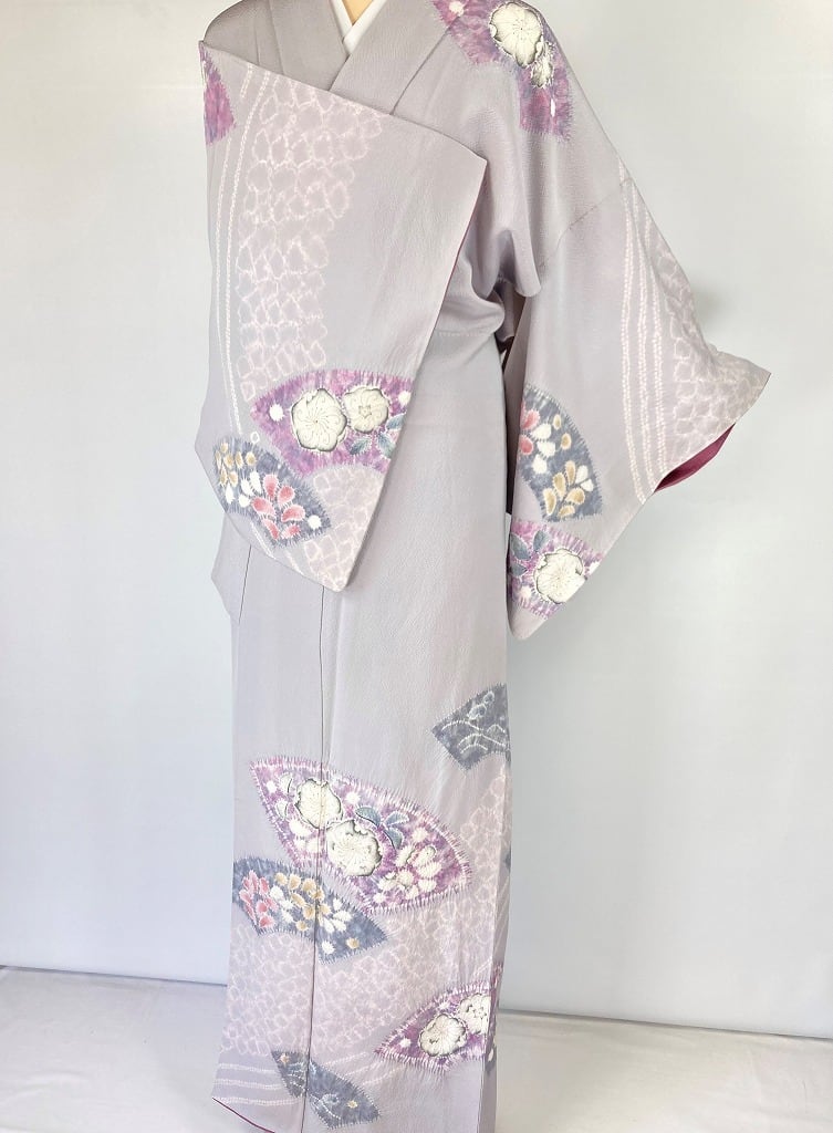 十日町友禅の名門「滝泰」謹製翡翠色の美しい辻ヶ花訪問着