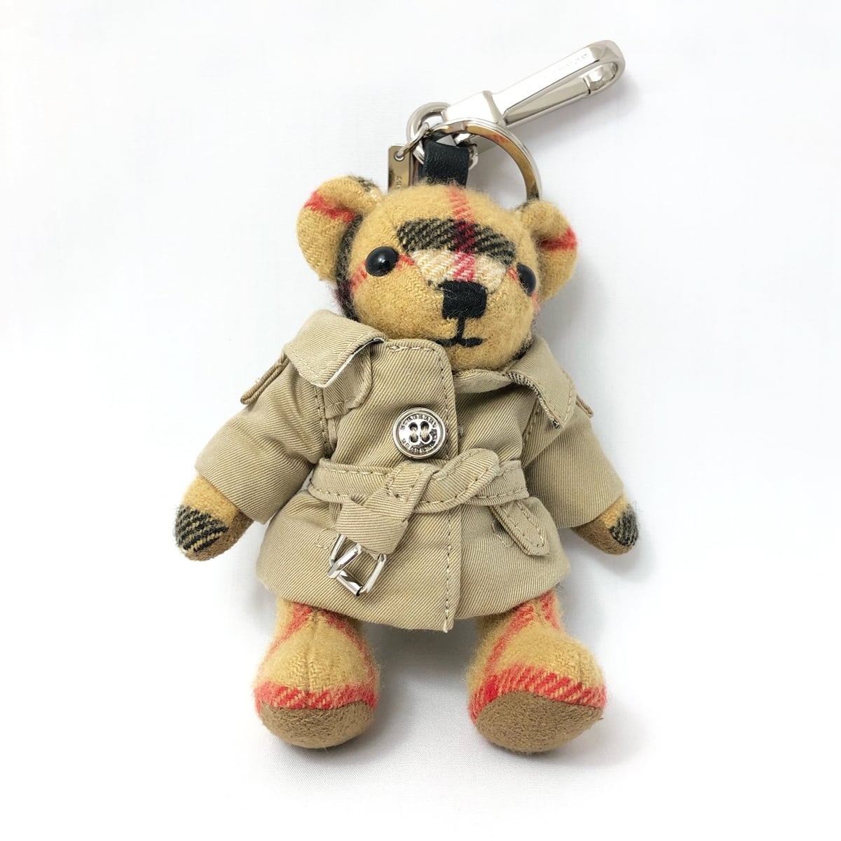 中古】 バーバリー トーマスベア チャーム トレンチコート ノバ