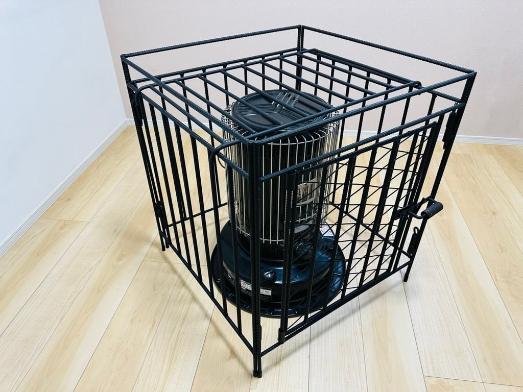 トヨトミ KS-67H対応 ストーブガード 工房金魚アイアンシリーズ 菱形