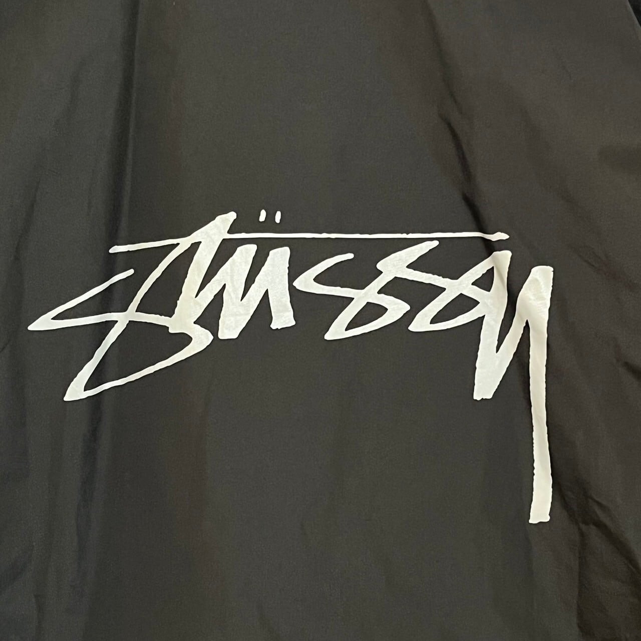 stussy ステューシー コーチジャケット バックロゴ プリントロゴ 刺繍