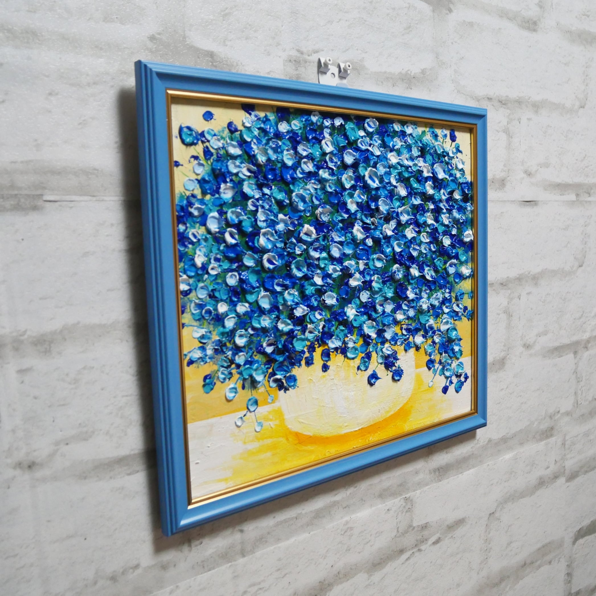 油絵原画 MOON 油彩画 原画 月 画鋲で設置可能 油絵原画 MOON 油彩画