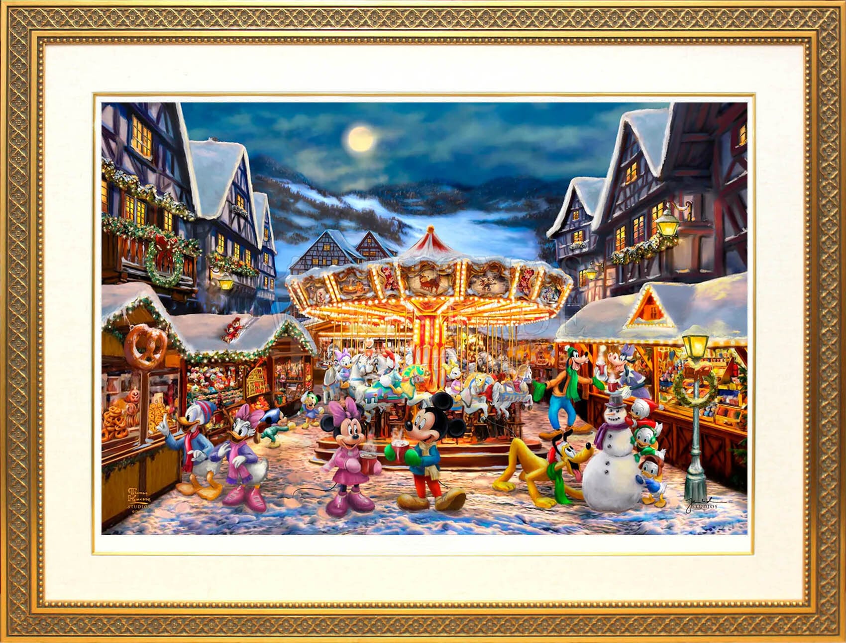 ディズニー セル画「ドナルドダック」額縁2種選択可 展示用フック付