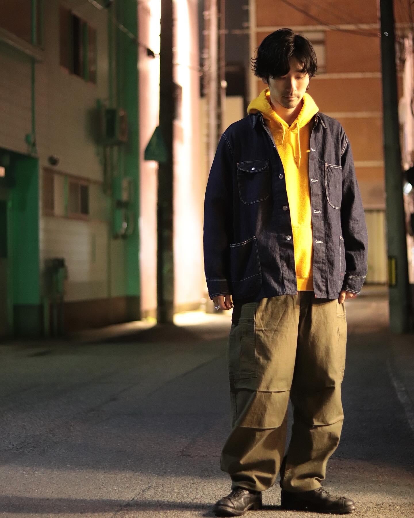 ANACHRONORM/アナクロノーム LIGHToz BM DENIM COVERALL INDIGO AN272