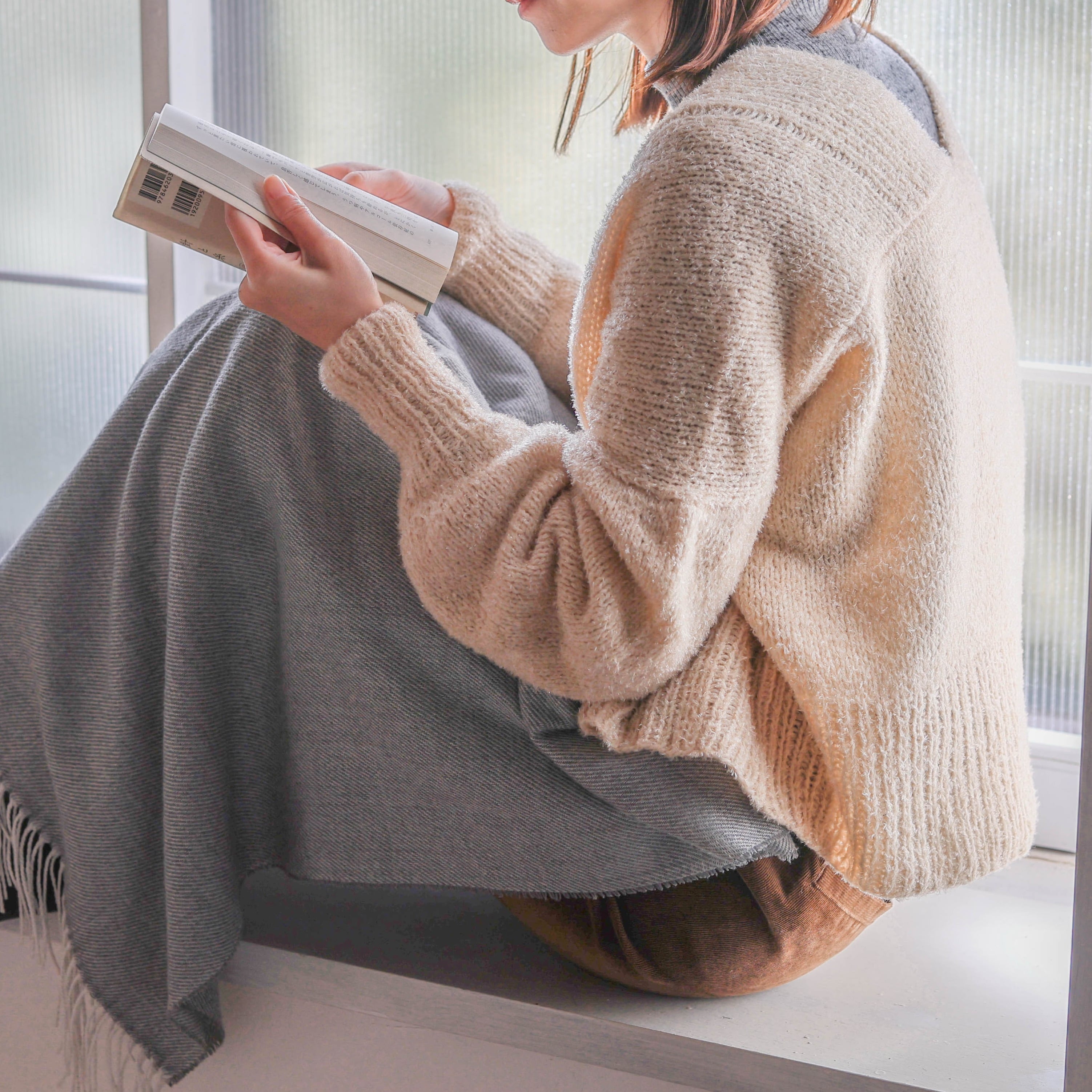 リブレア×ロビンのまっすぐ編みのカーディガン | Jul Knitting キット