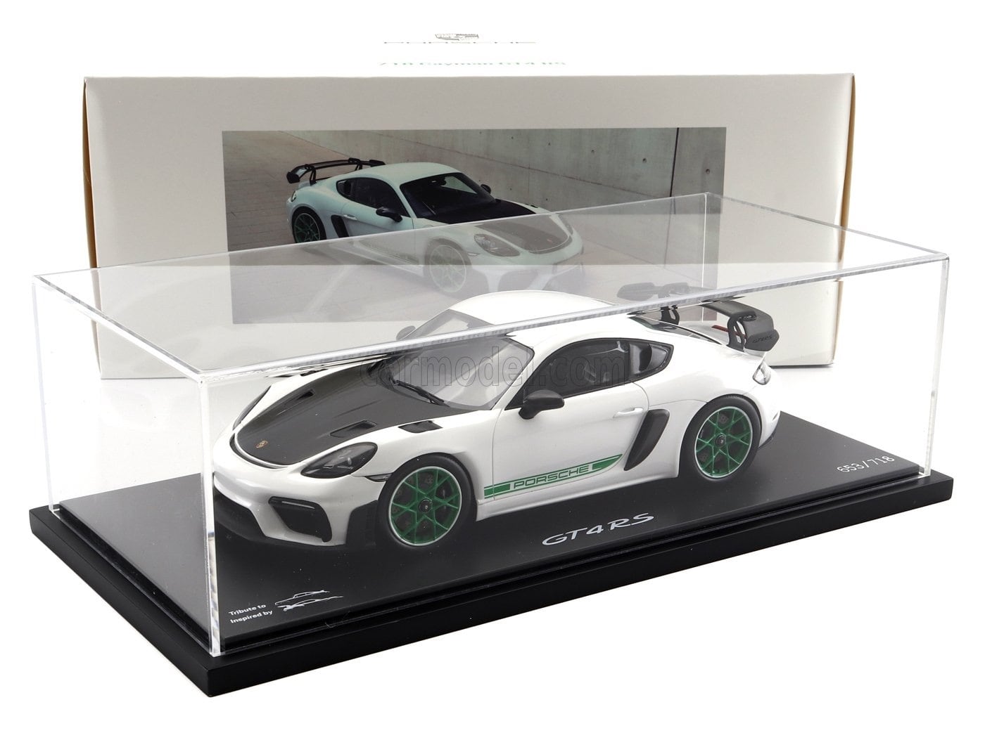 ミニカー 1/18 ポルシェ 718 ケイマン GT4 RS SPARK-MODEL 1/18