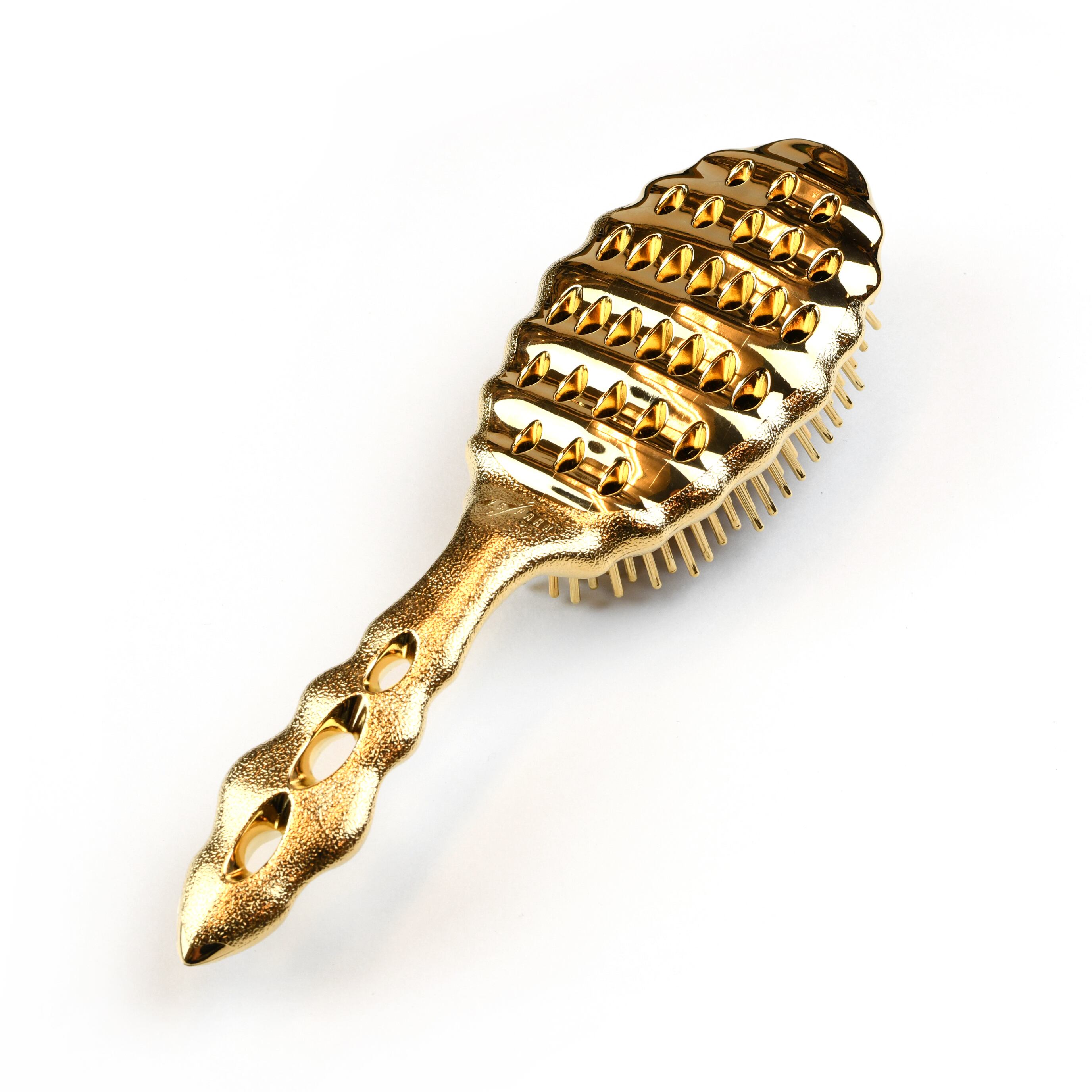 YS-AZ/MG（ゴールド） メタルパドルブラシ 帯電防止 高級 プレゼント