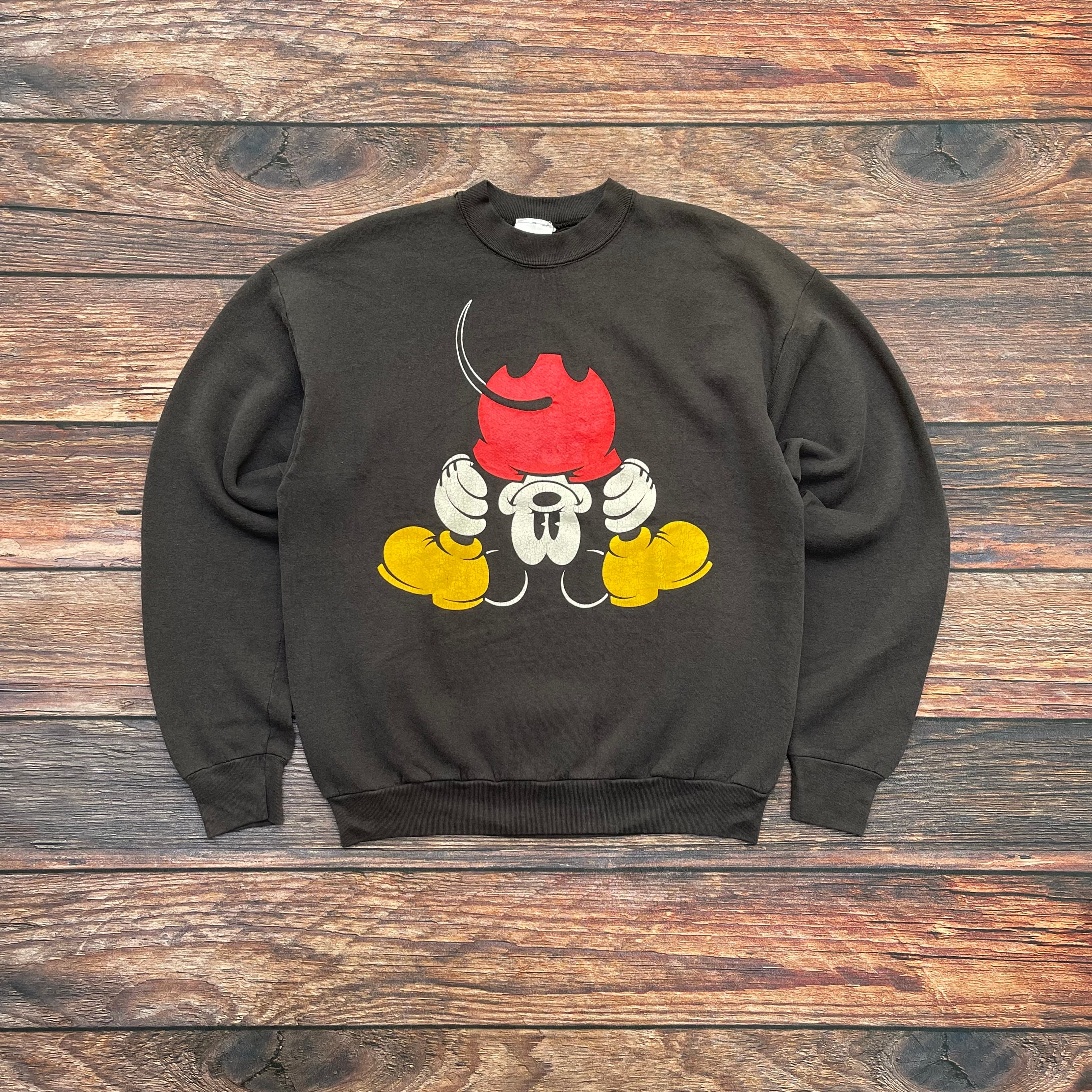 80's〜 USA製 Disney ディズニー ミッキー スウェットトレーナー