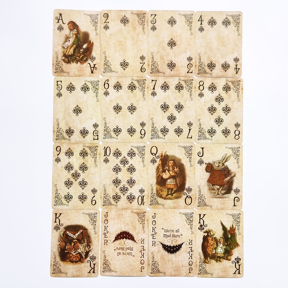 不思議の国のアリス ビンテージアリストランプ レトロ アンティーク