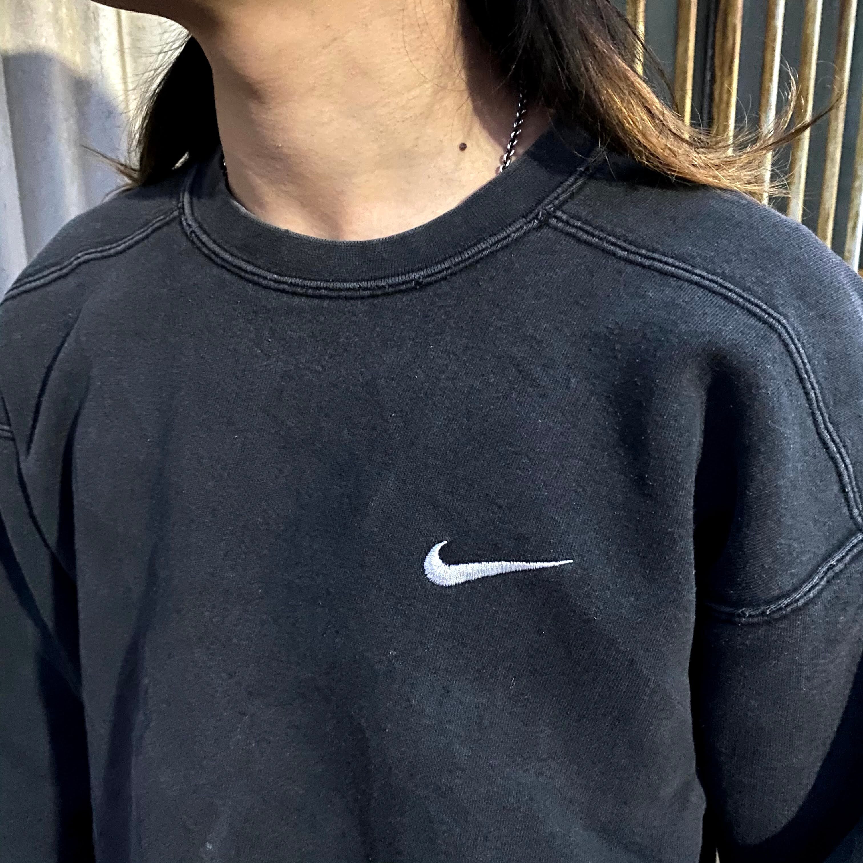 90年代 USA製 銀タグ NIKE ナイキ スモールスウォッシュ ワンポイント