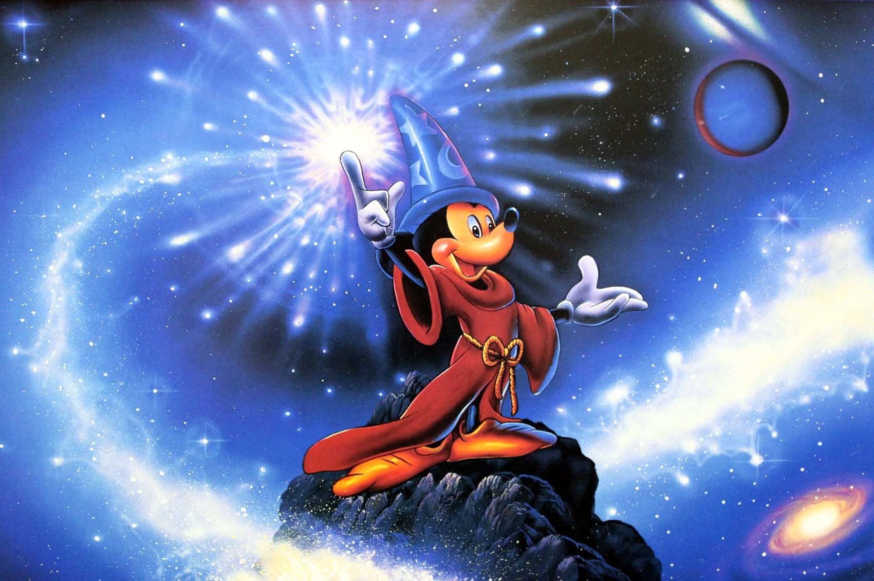 ラッセン&ディズニー ミッキーマウス マリンアート「ソーサラー オブ