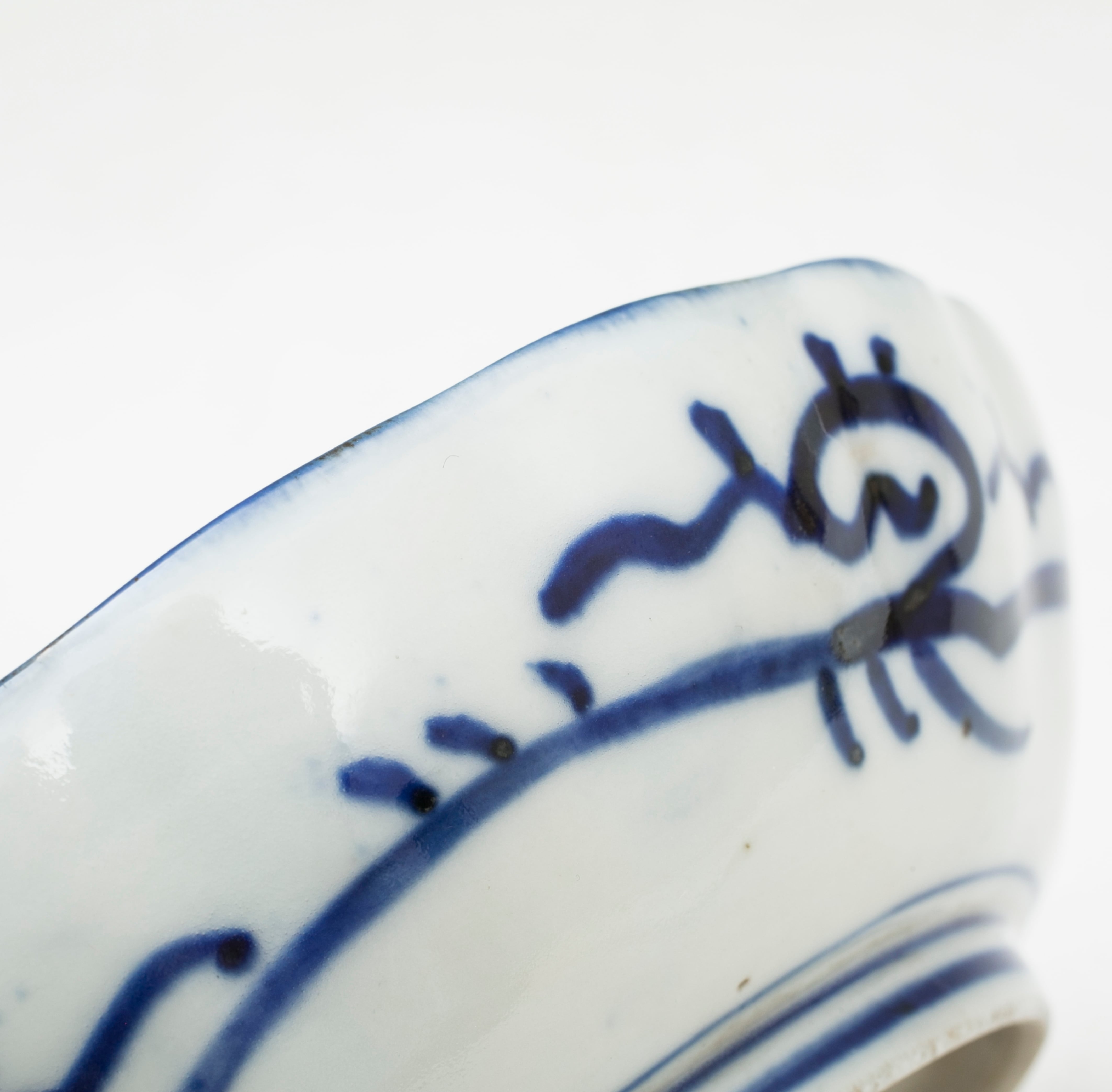 微塵唐草 松竹梅 膾皿 明治 型紙印判 紙摺 日常使い 暮らしの骨董 生活