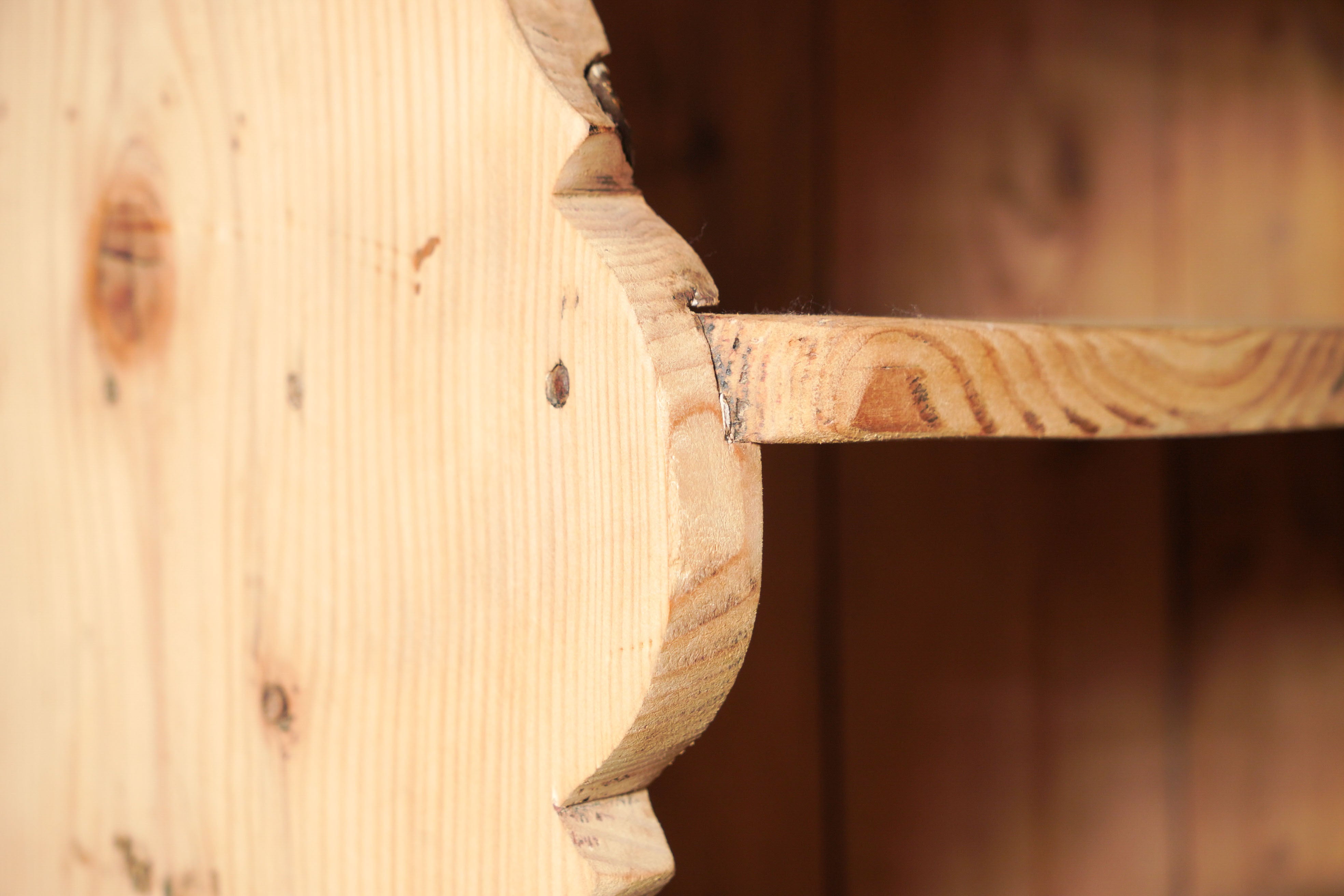 パインシェルフ/シェルフ/4段/フランス/1900年代/パイン材