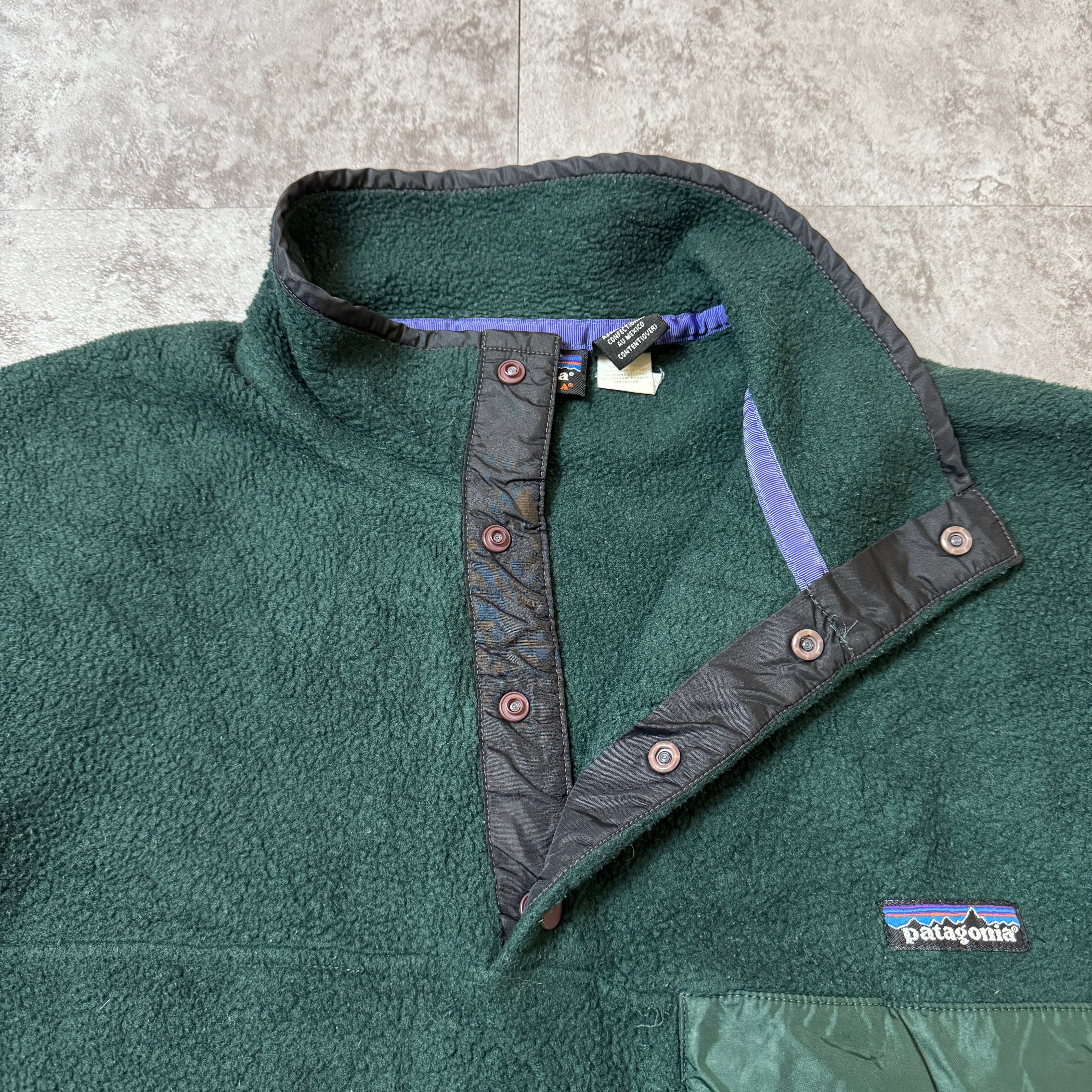 patagonia(パタゴニア) Synchilla Snap-T Green シンチラ スナップT