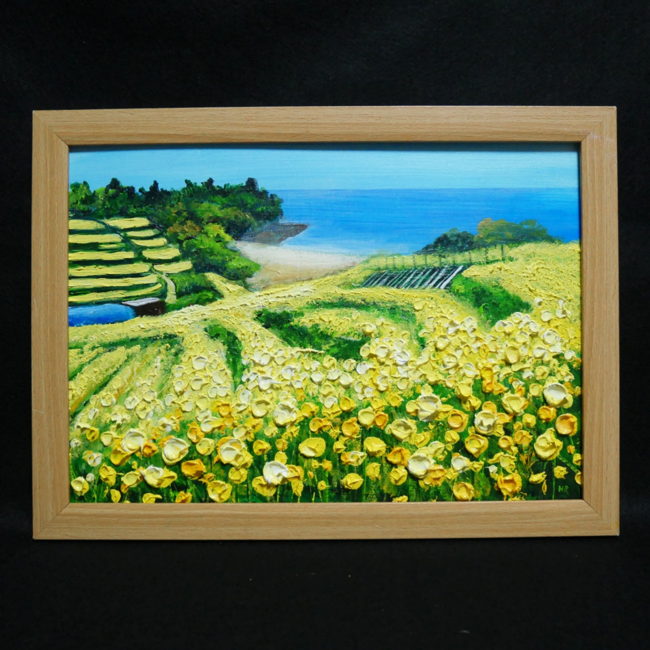 油絵 油彩 油彩画 絵 絵画 【菜の花フェスタ】 | HIROSHI1990