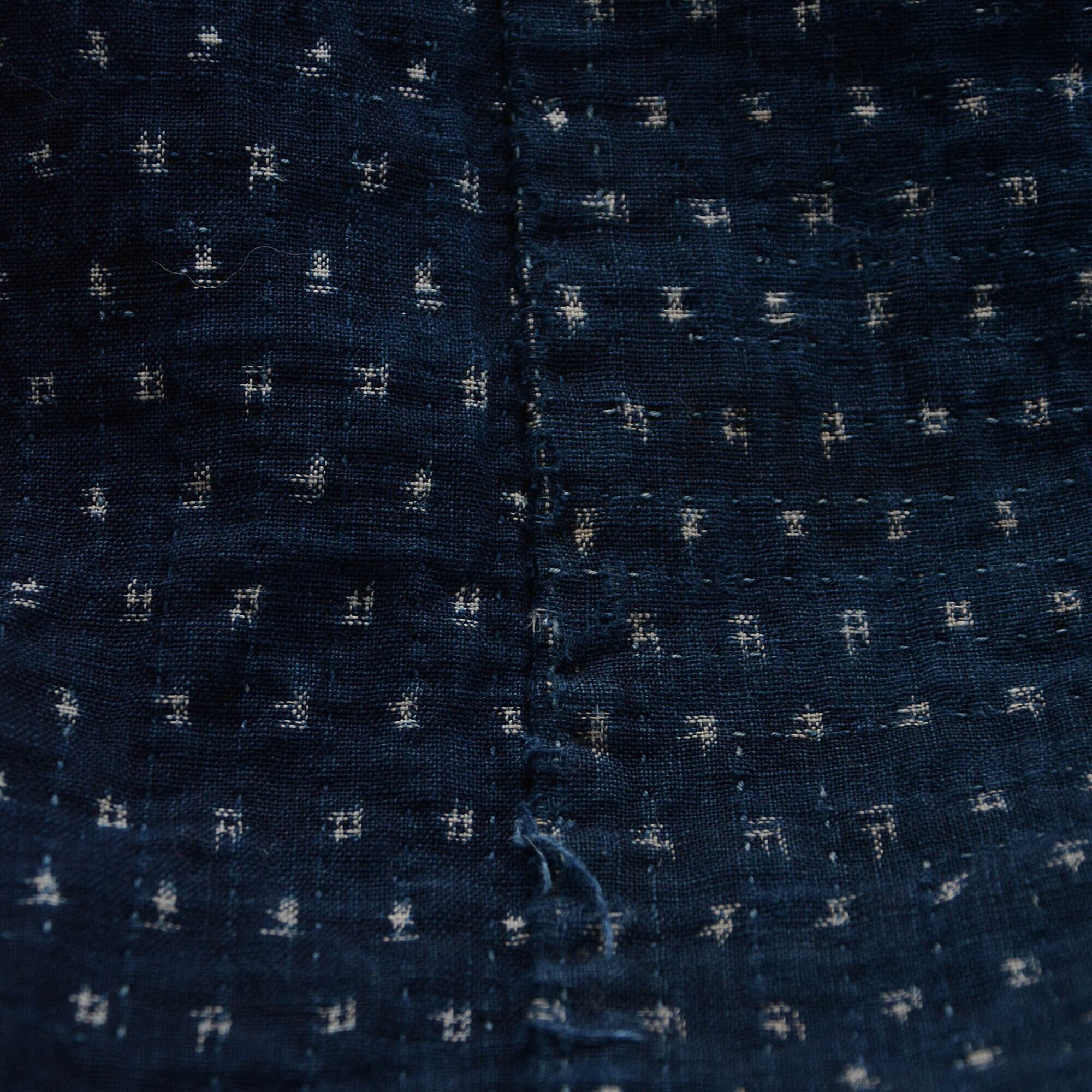 襤褸 刺し子 野良着 古布 藍染 絣 木綿 着物 クレイジーパターン