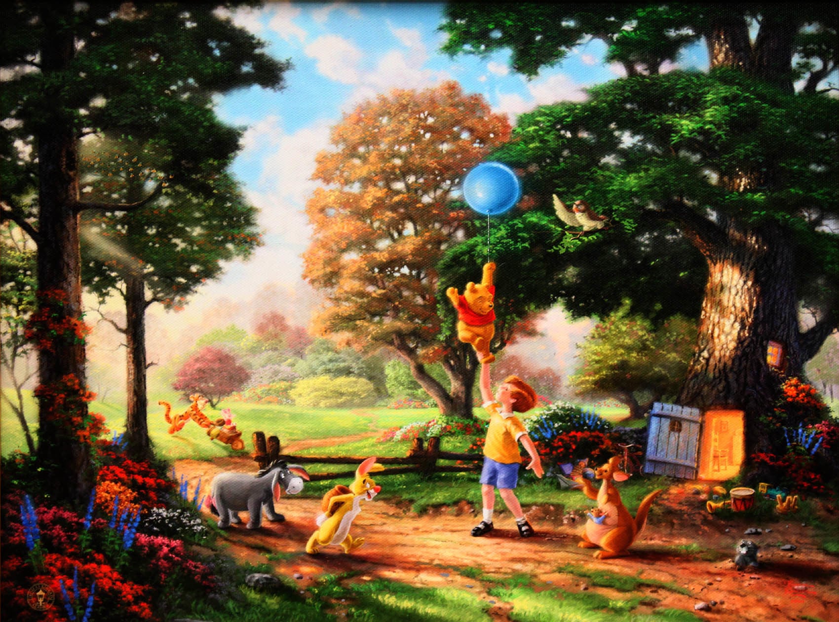 限定品絵画 2500枚限定 セル画 ディズニー くまのプーさん Recipe for Fun