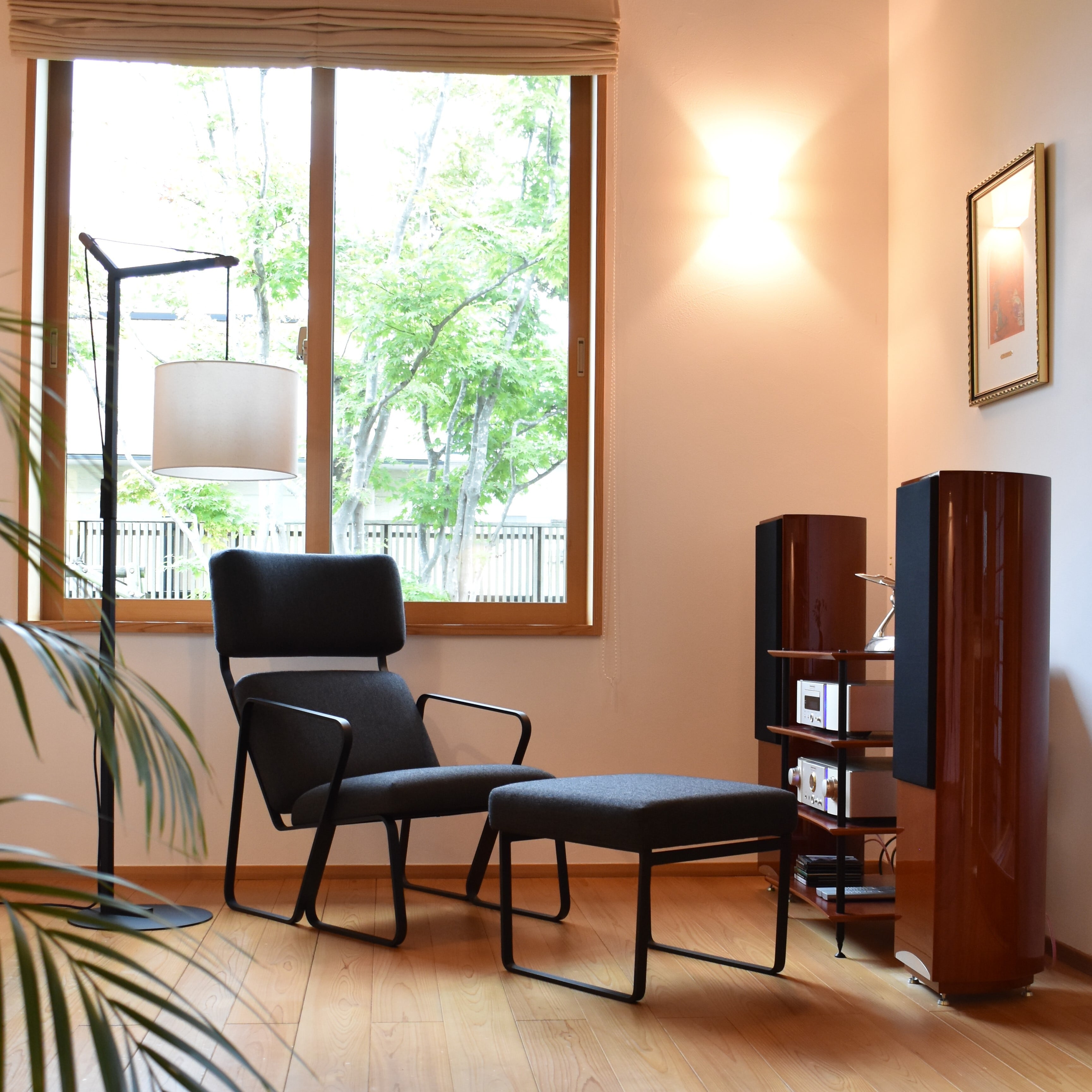 EFFETTO ラウンジチェア 【FCF1875 FB-A】 サンドブラック パーソナル