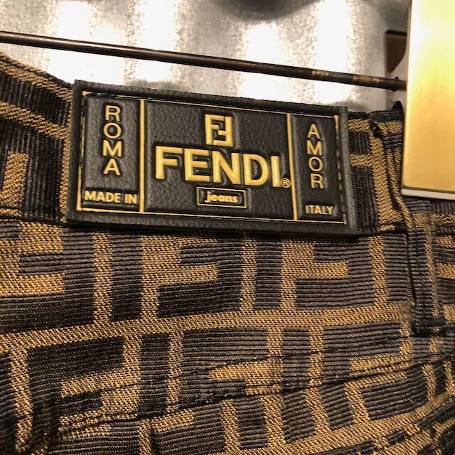 FENDI jeans フェンディジーンズ ズッカ柄 パンツ ボトムス /1800322