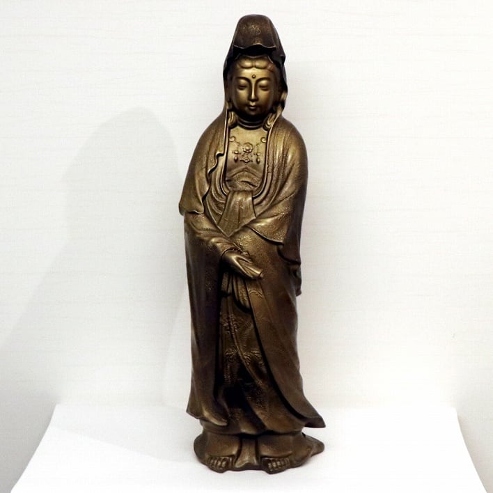 マリア観音像・No.190713-10・梱包サイズ140 | リサイクルショップ宝さがし