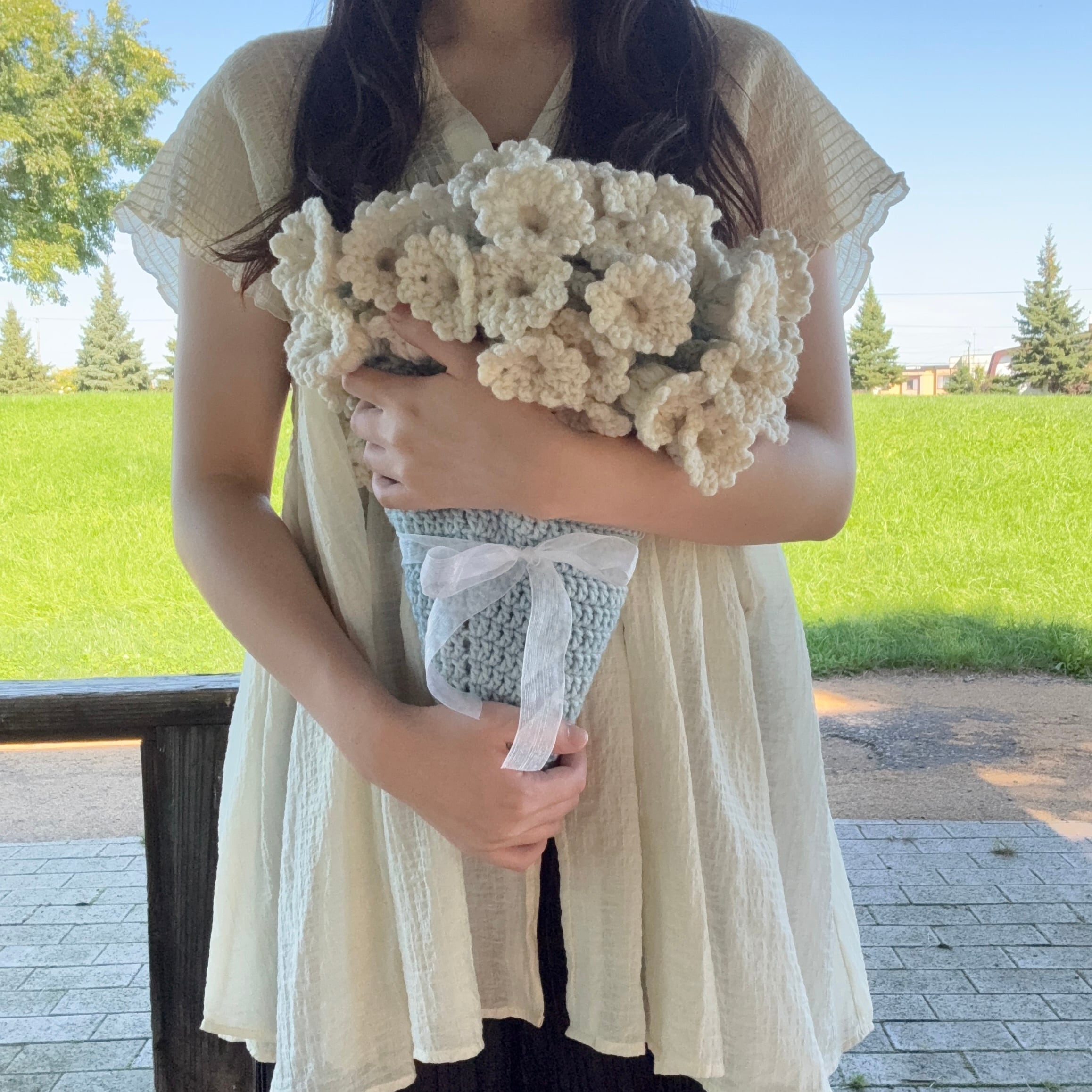 スズランのブーケブランケット | TSUMUGI かぎ針編み