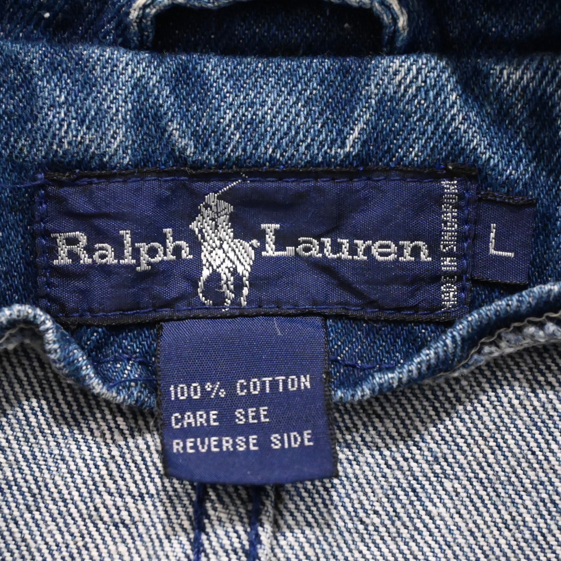 90's Ralph lauren denim P coat ラルフローレン Pコート | CROUT SAKAE
