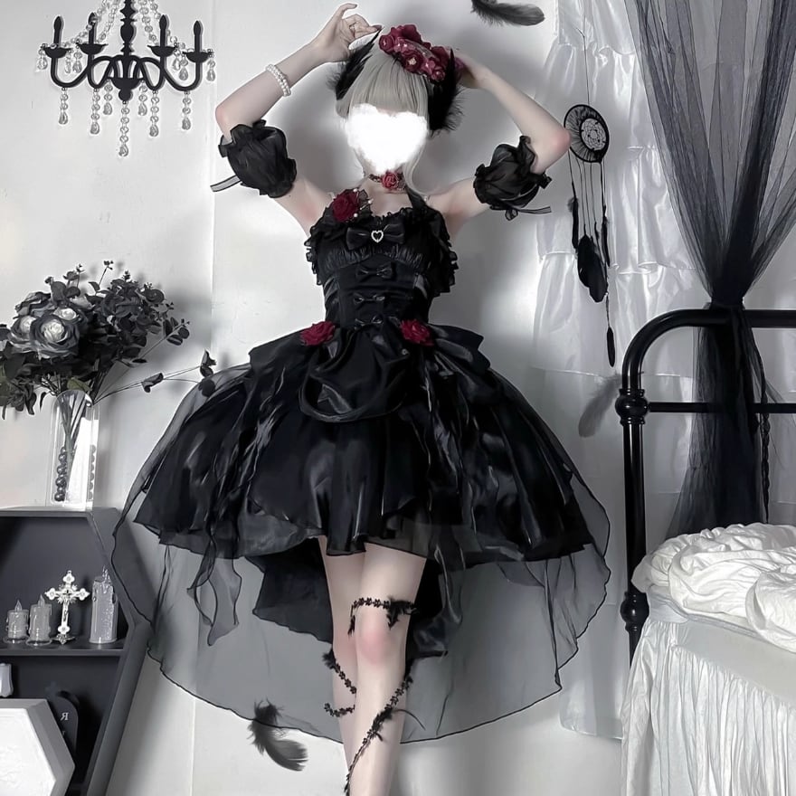 SEASONZ ゴスロリ ドレス ふわふわ プリンセスドレス レース リボン