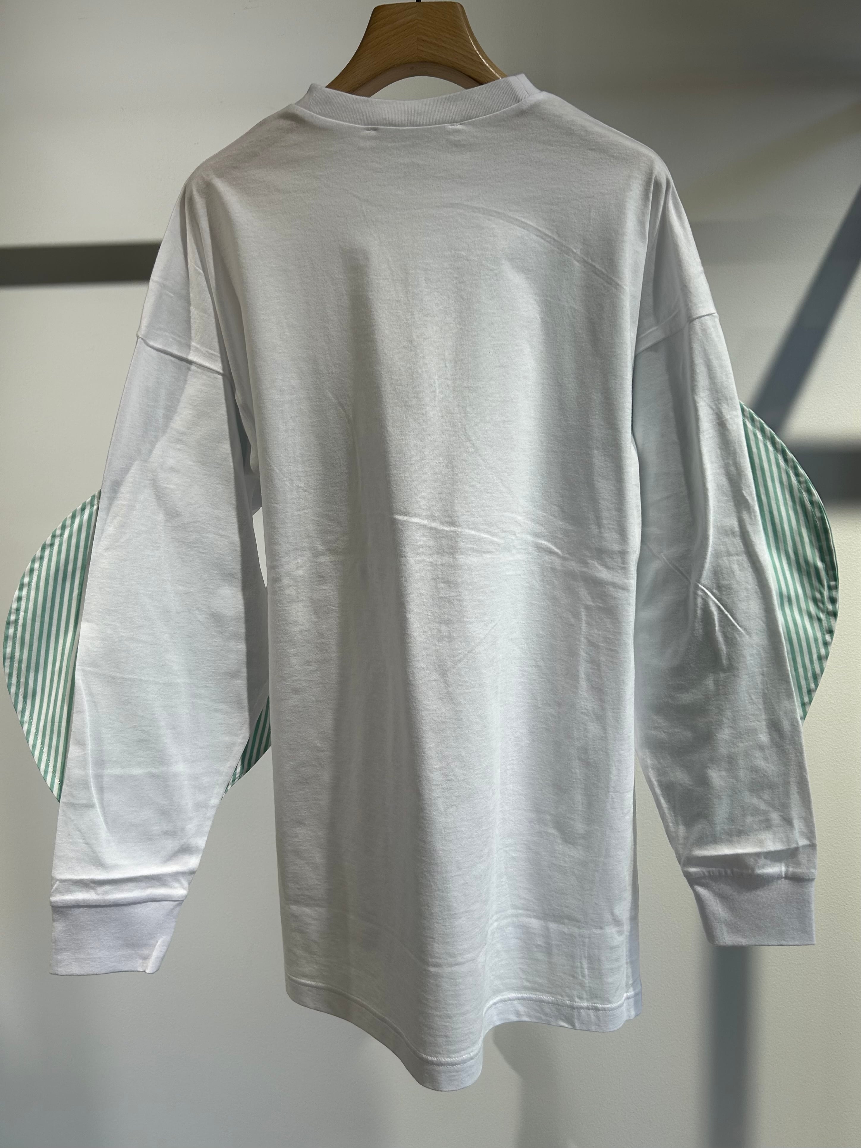 25SS】ENFOLD エンフォルド / APPLIQUE LONG-SLEEVES T-SHIRT / T
