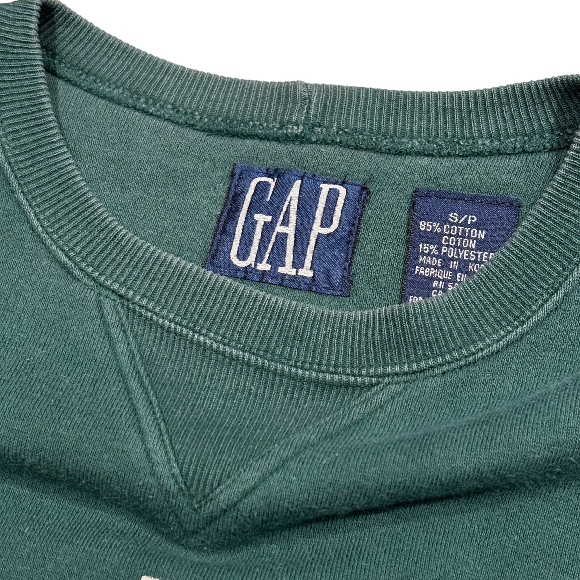 90's Old Gap 前V Logo Sweat S / オールドギャップ ロゴ スウェット