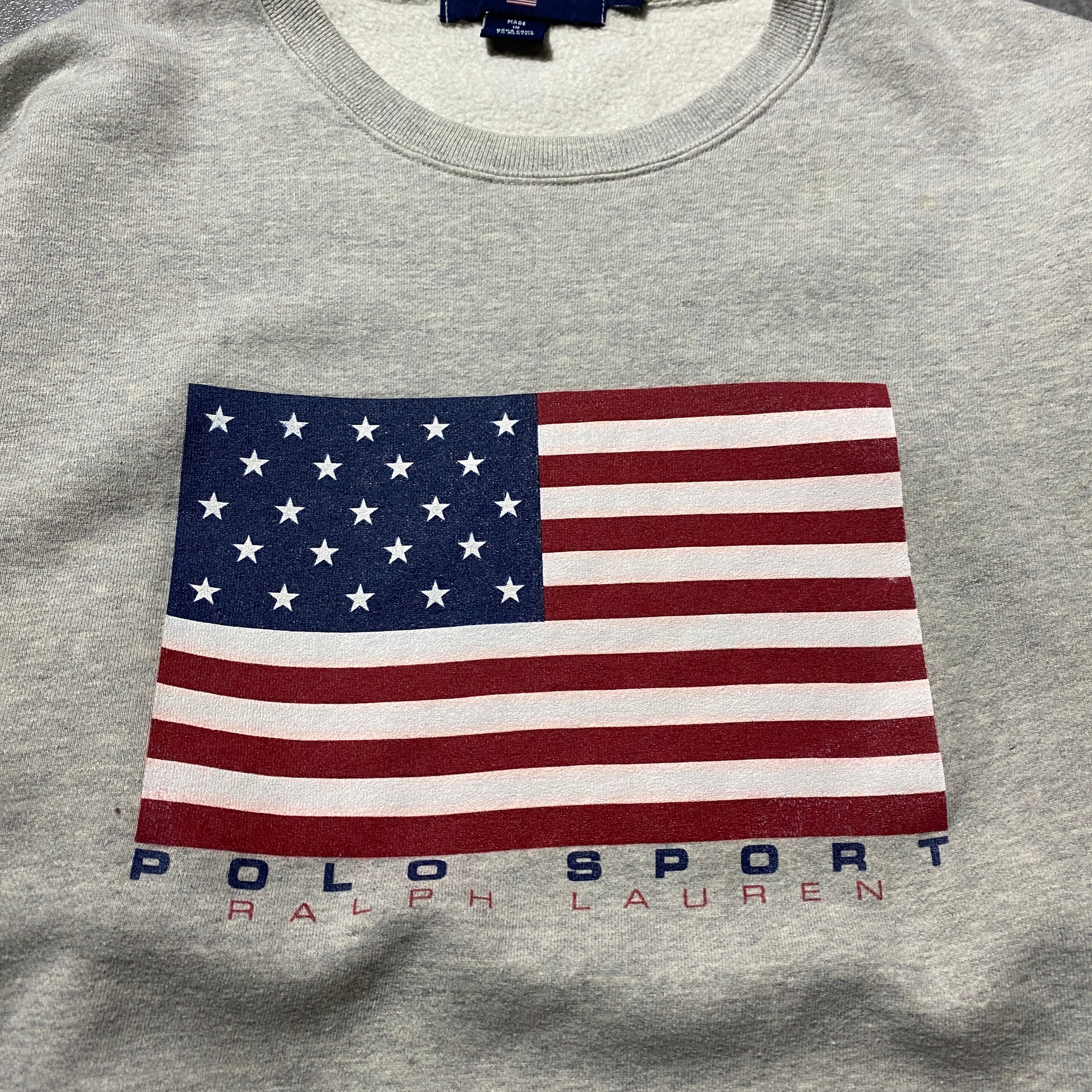 90's Ralph Lauren Polo Sports ラルフローレン ポロスポーツ 星条旗